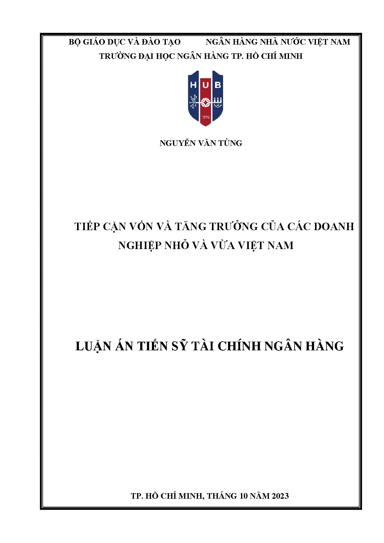 Tiếp cận vốn và tăng trưởng DNNVV Việt Nam