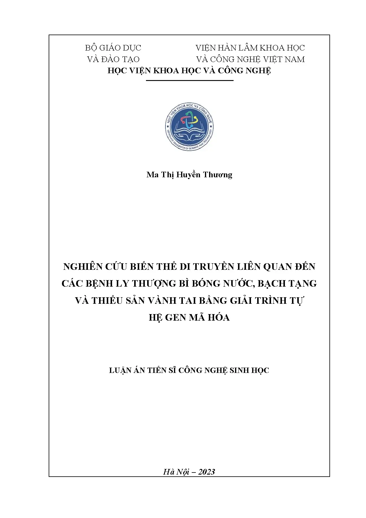 Nghiên cứu biến thể di truyền bệnh hiếm bằng giải trình tự gen