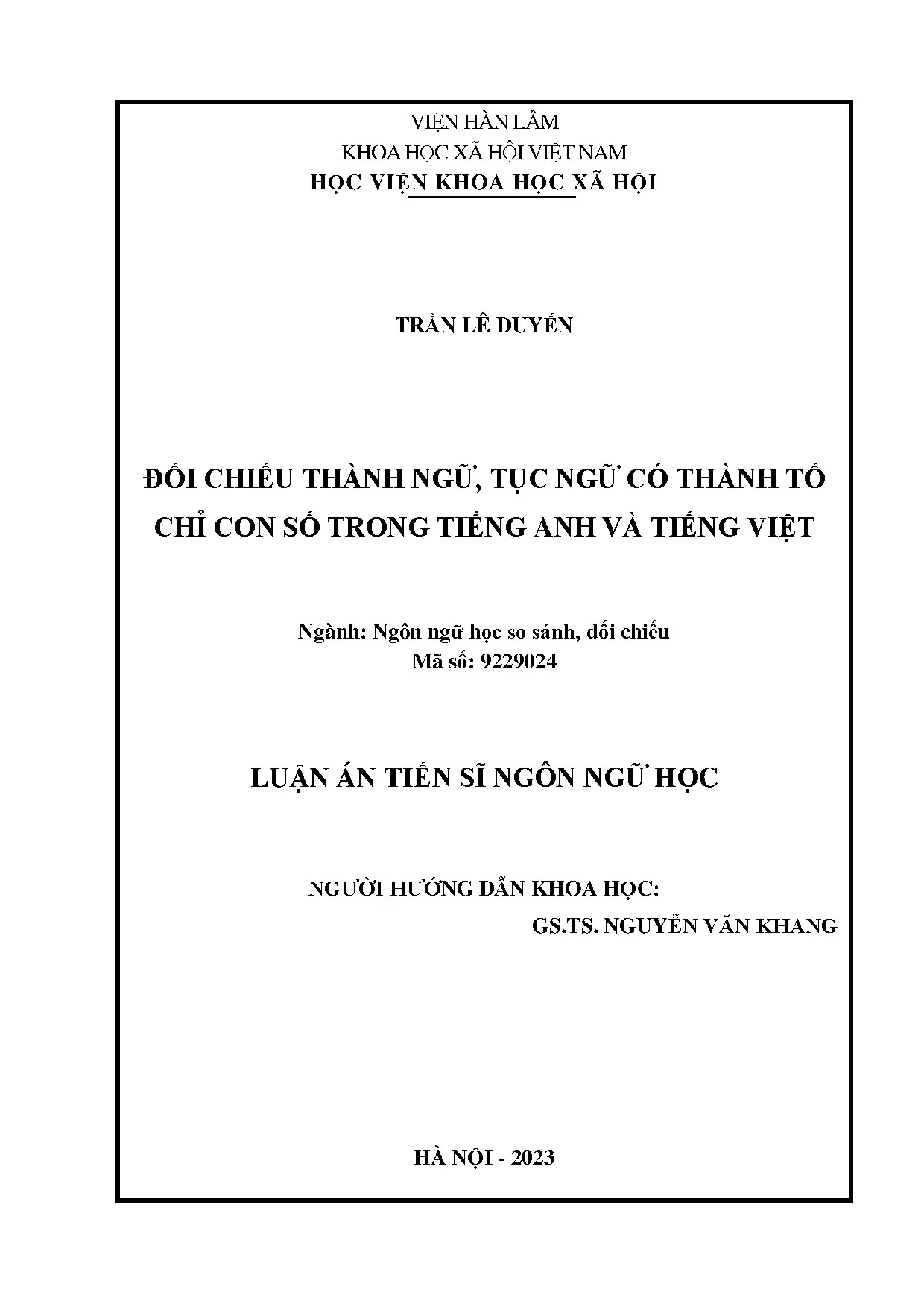 So sánh thành ngữ, tục ngữ có con số Anh-Việt