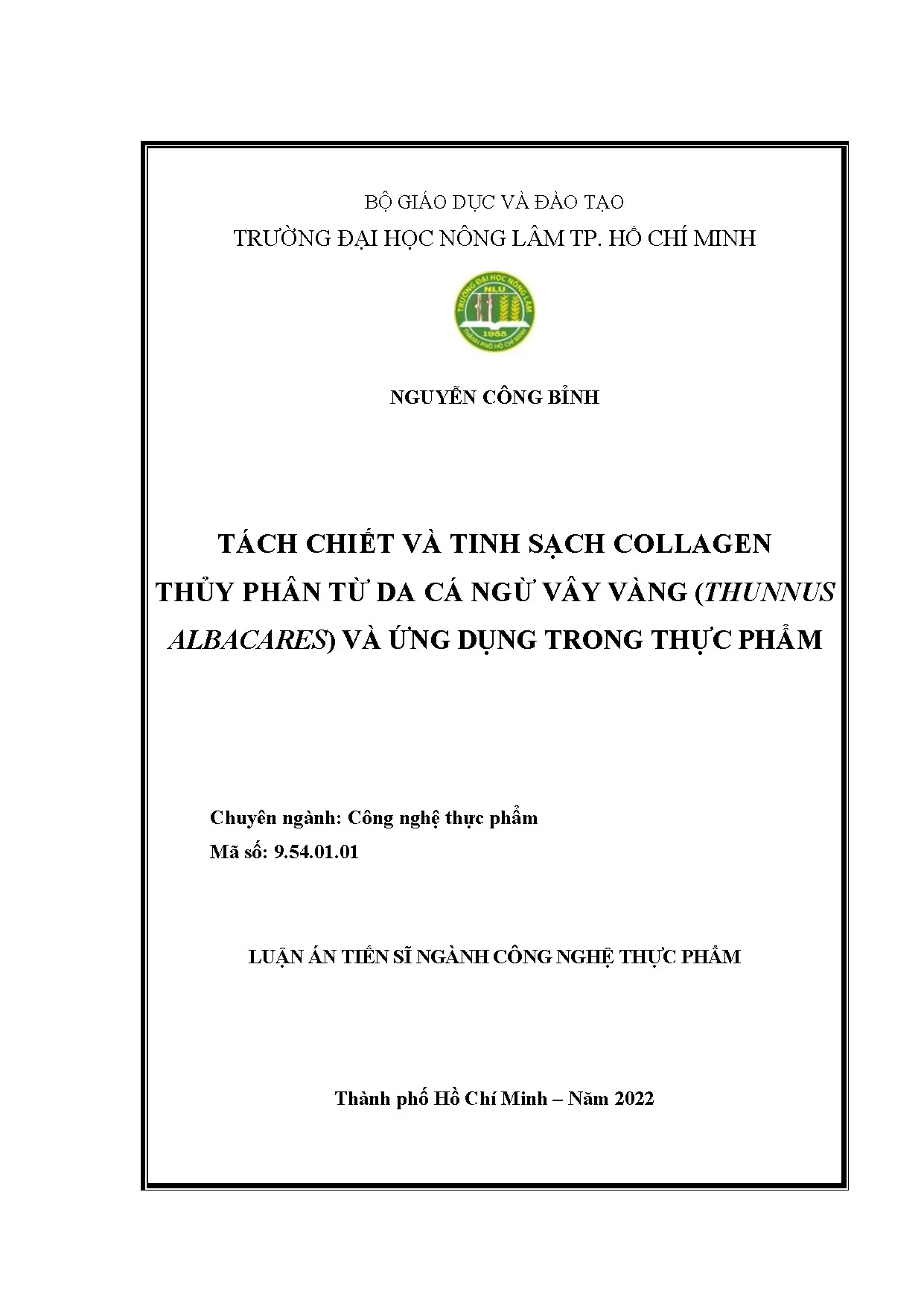 Collagen thủy phân từ da cá ngừ vây vàng - Ứng dụng thực phẩm