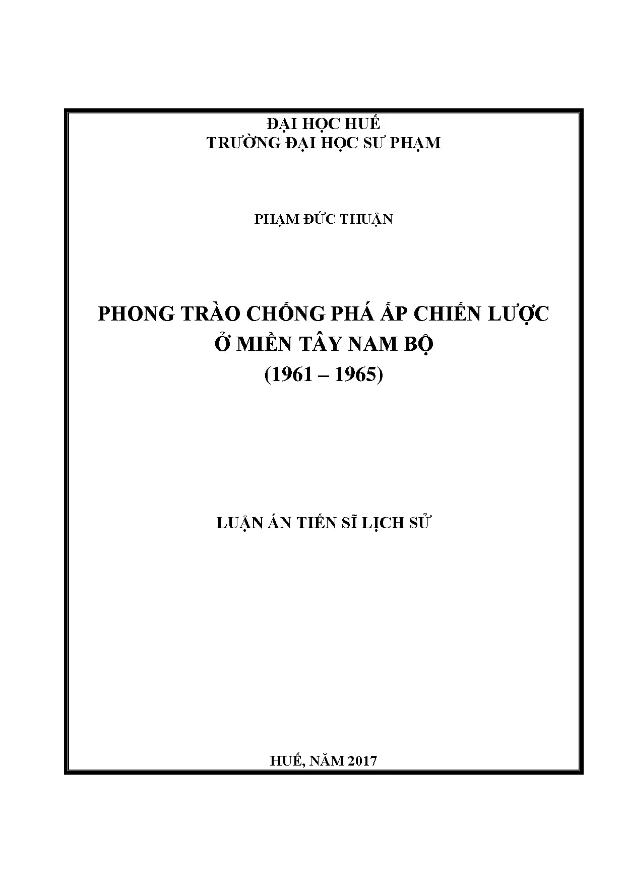 Phong trào chống phá ấp chiến lược miền Tây Nam Bộ 1961-1965