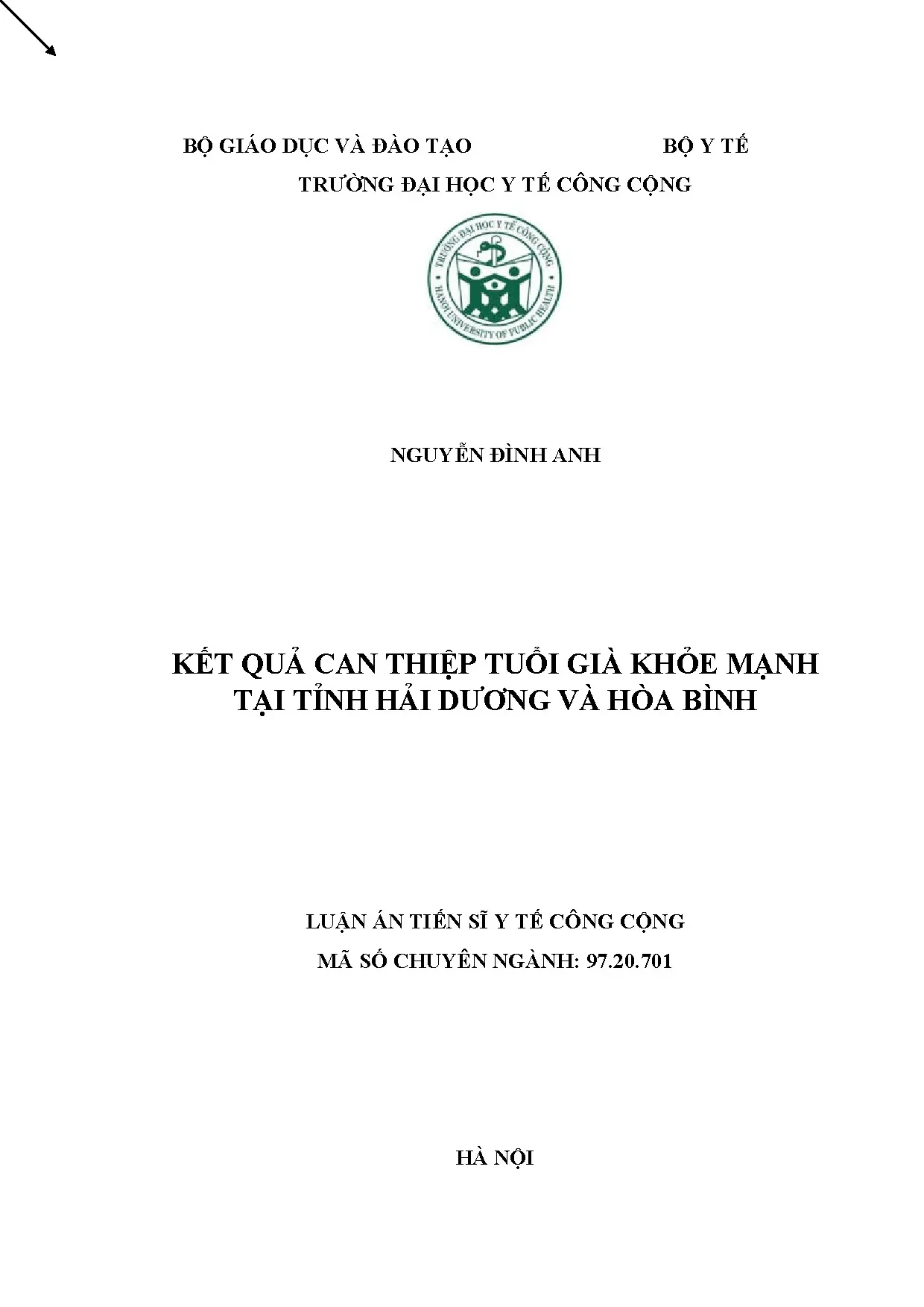 Kết quả can thiệp tuổi già khỏe mạnh tại Hải Dương & Hòa Bình