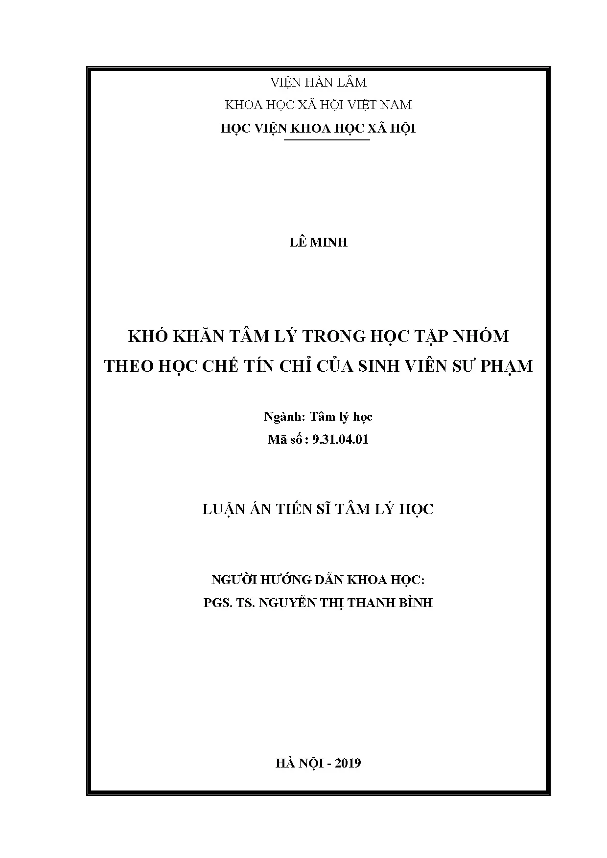 Khó khăn tâm lý học tập nhóm của sinh viên sư phạm