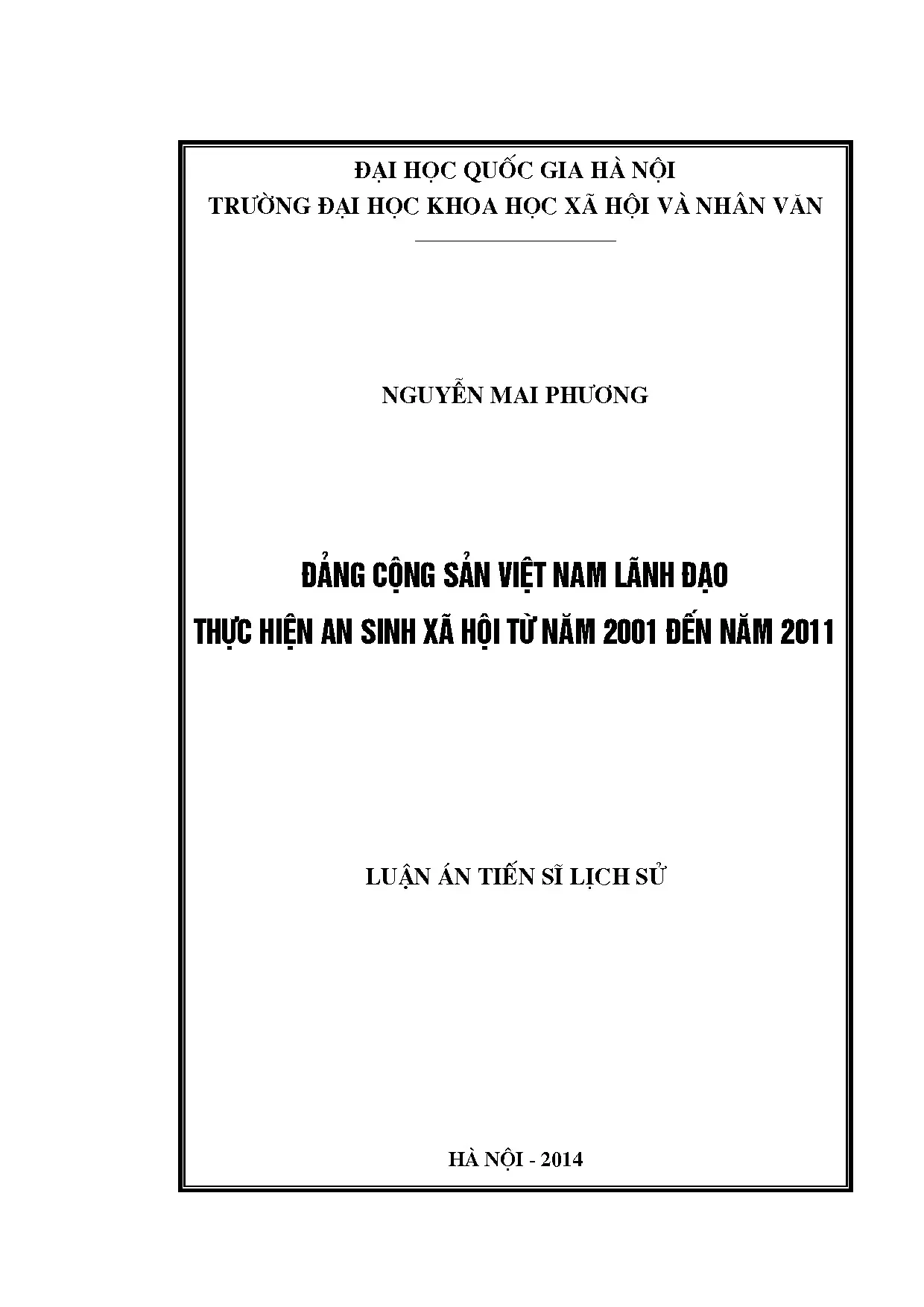 Luận án tiến sĩ đảng cộng sản việt nam lãnh đạo thực hiện an