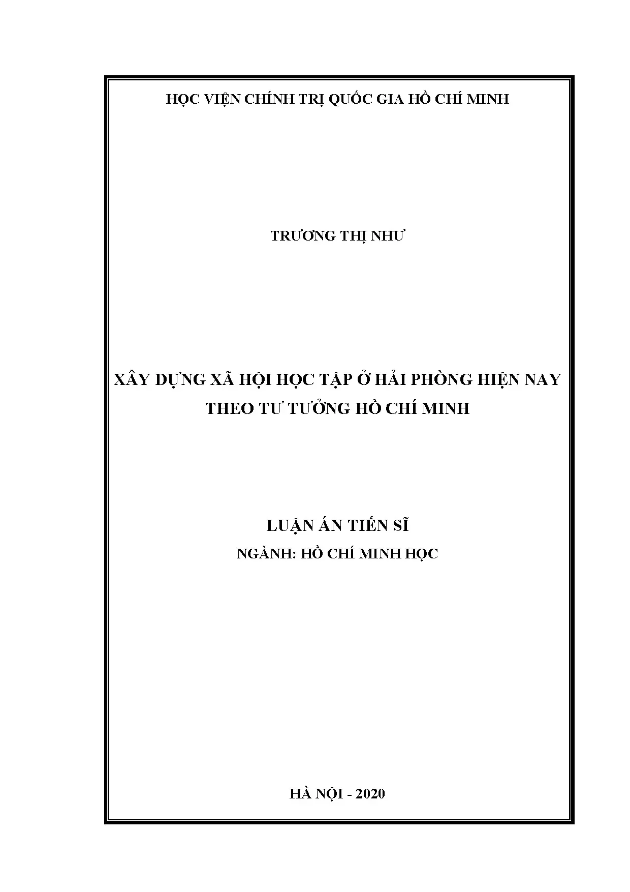 Xây dựng xã hội học tập ở Hải Phòng