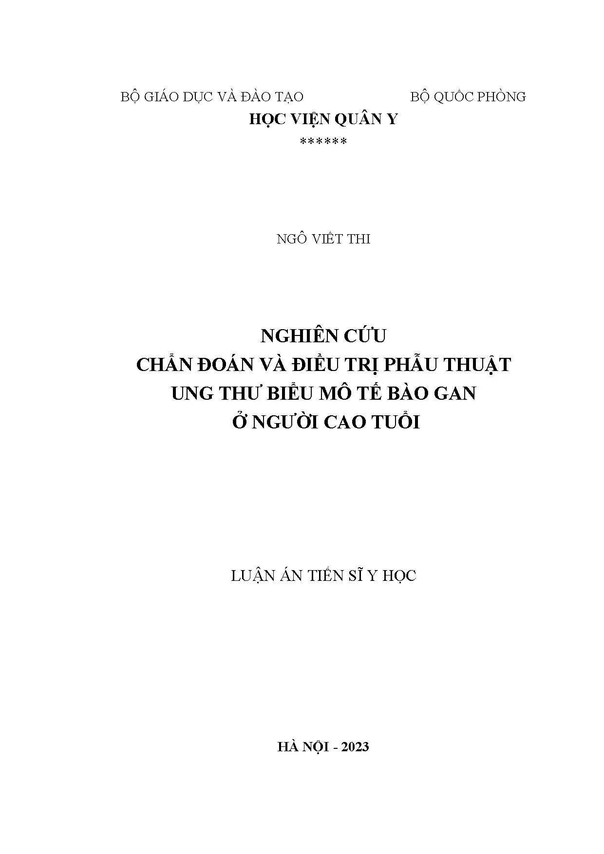 Chẩn đoán & Điều trị Phẫu thuật Ung thư Gan ở Người Cao Tuổi