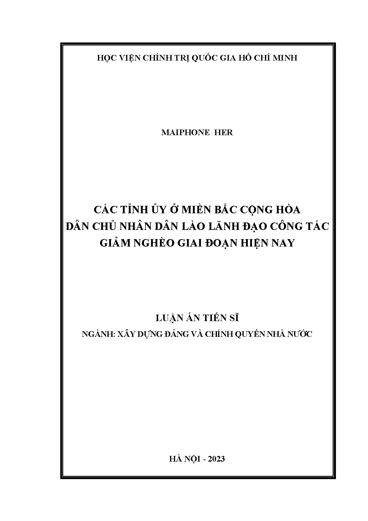 Các tỉnh ủy miền Bắc Lào lãnh đạo giảm nghèo