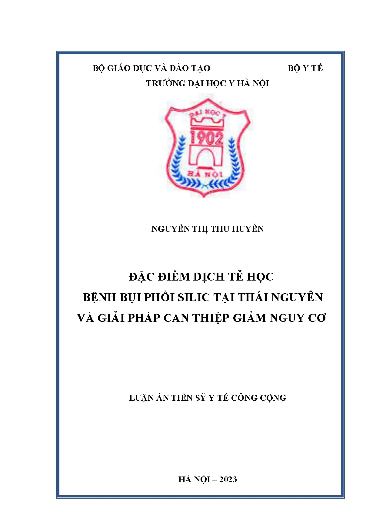 Đặc điểm dịch tễ học bệnh bụi phổi silic tại Thái Nguyên