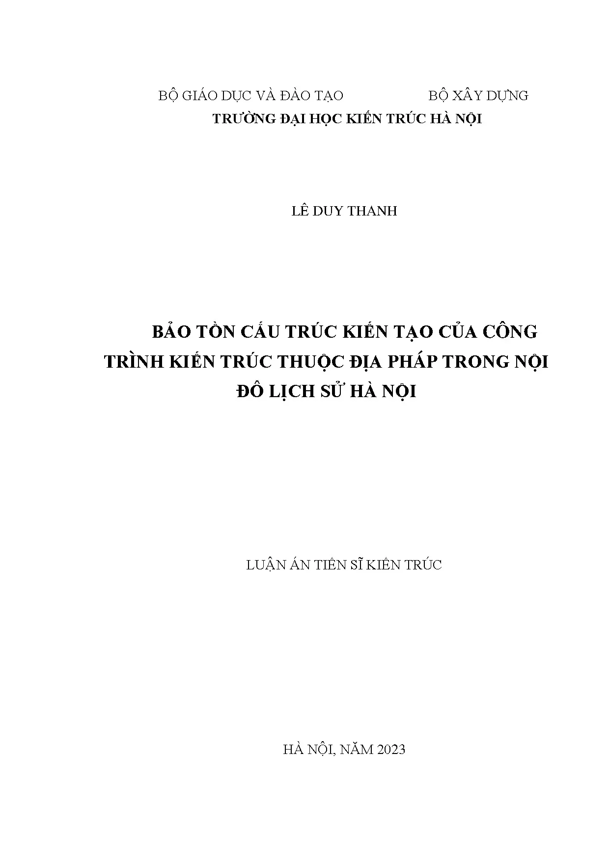 Bảo tồn kiến trúc thuộc địa Pháp tại Hà Nội