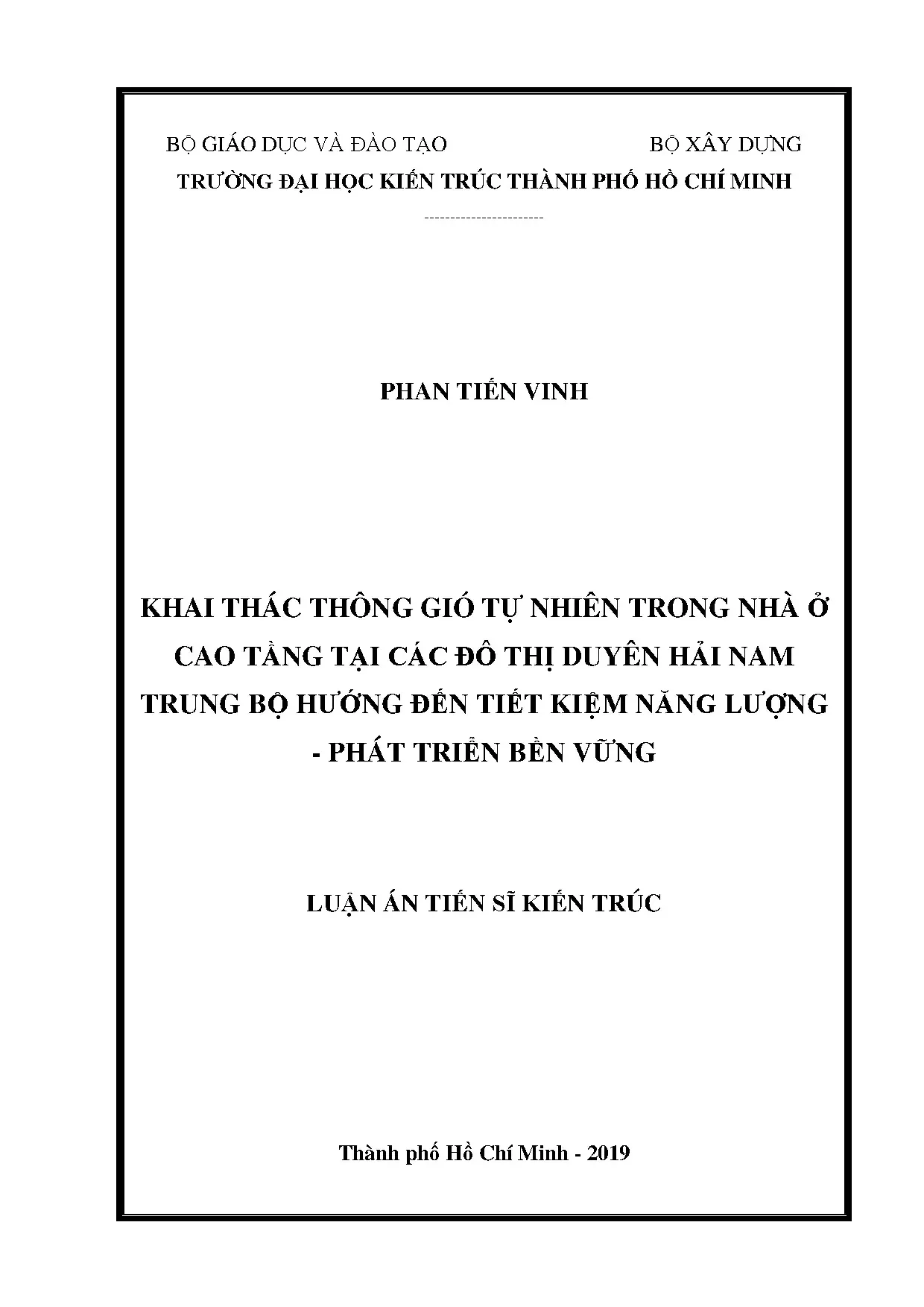 Thông gió tự nhiên nhà ở cao tầng tiết kiệm năng lượng
