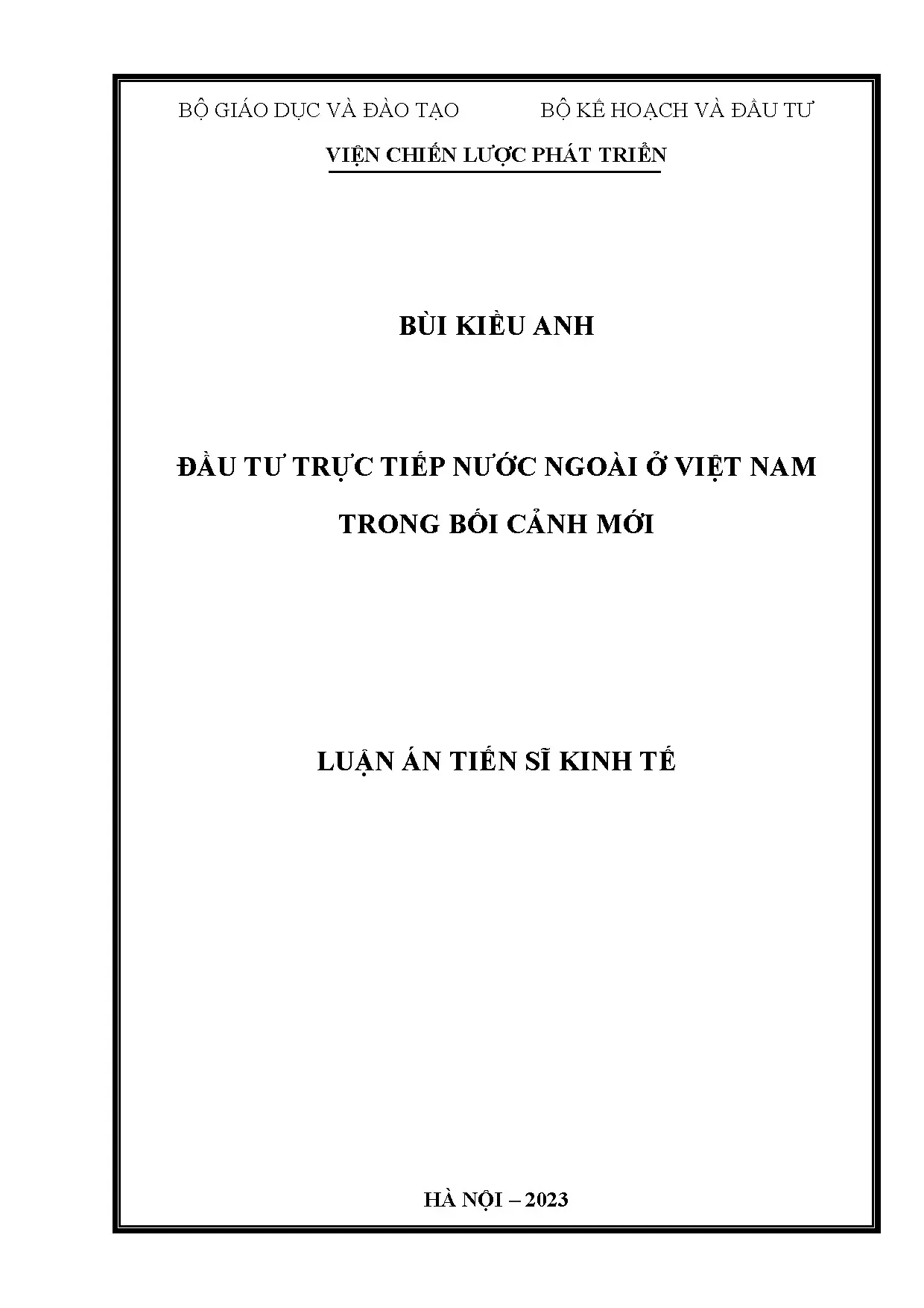 Đầu tư trực tiếp nước ngoài ở Việt Nam trong bối cảnh mới