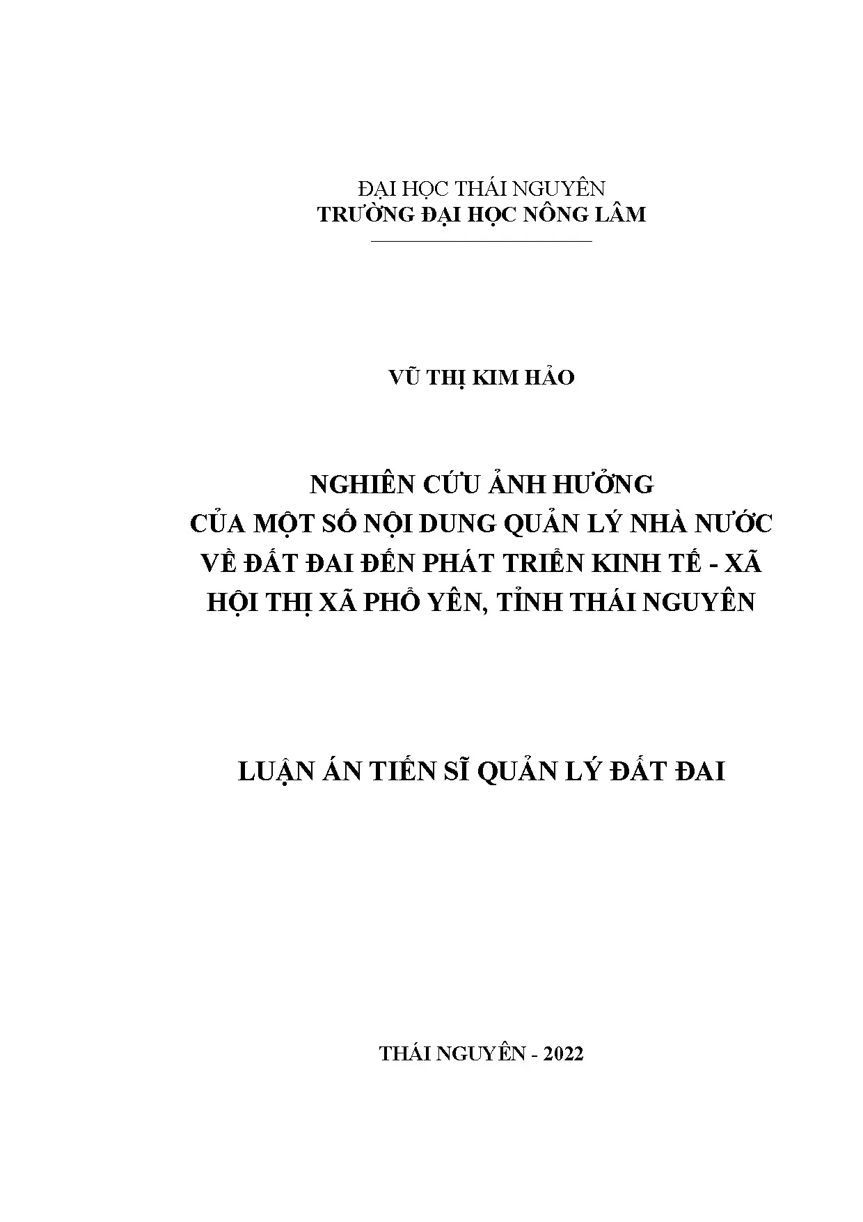 Luận án tiến sĩ nghiên cứu ảnh hưởng của một số nội dung quả