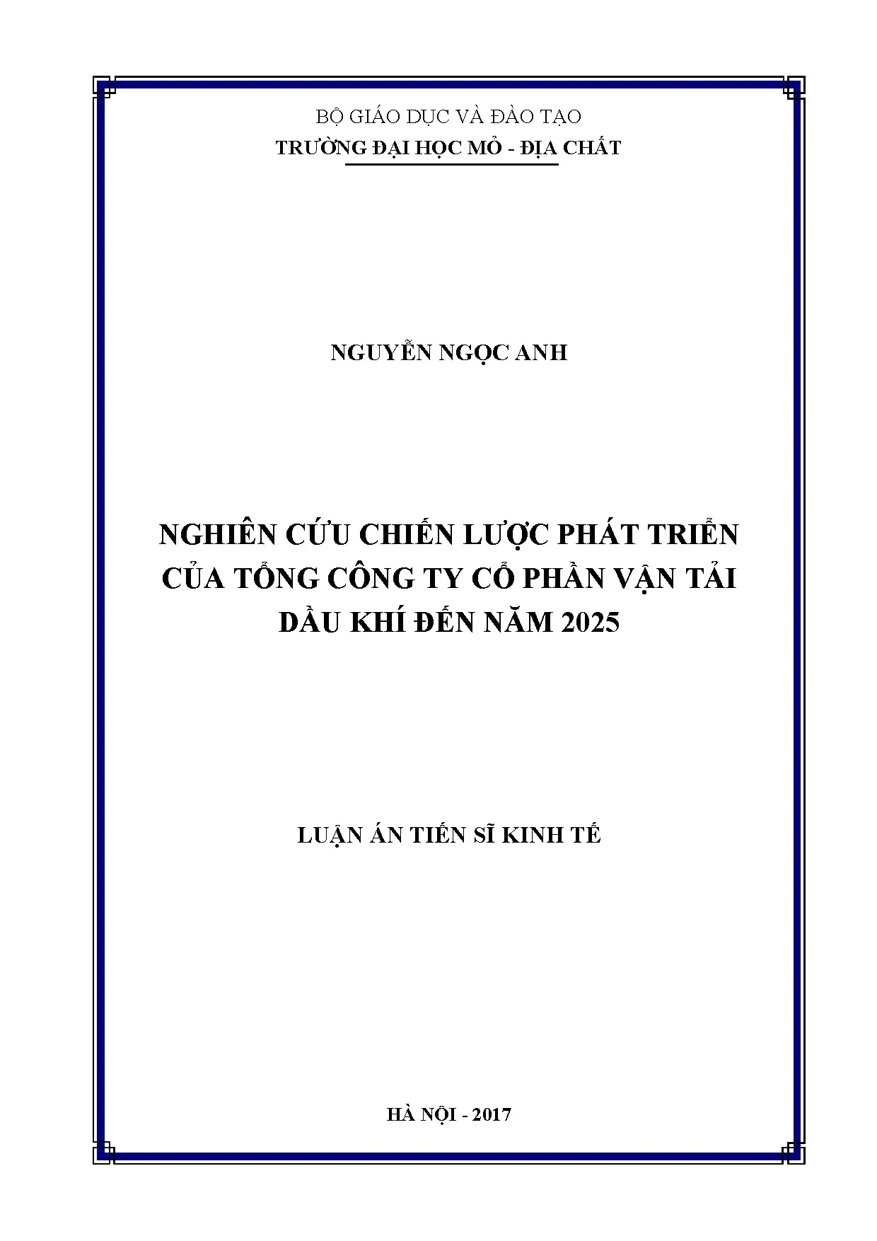 Nghiên cứu chiến lược PV Trans phát triển đến 2025