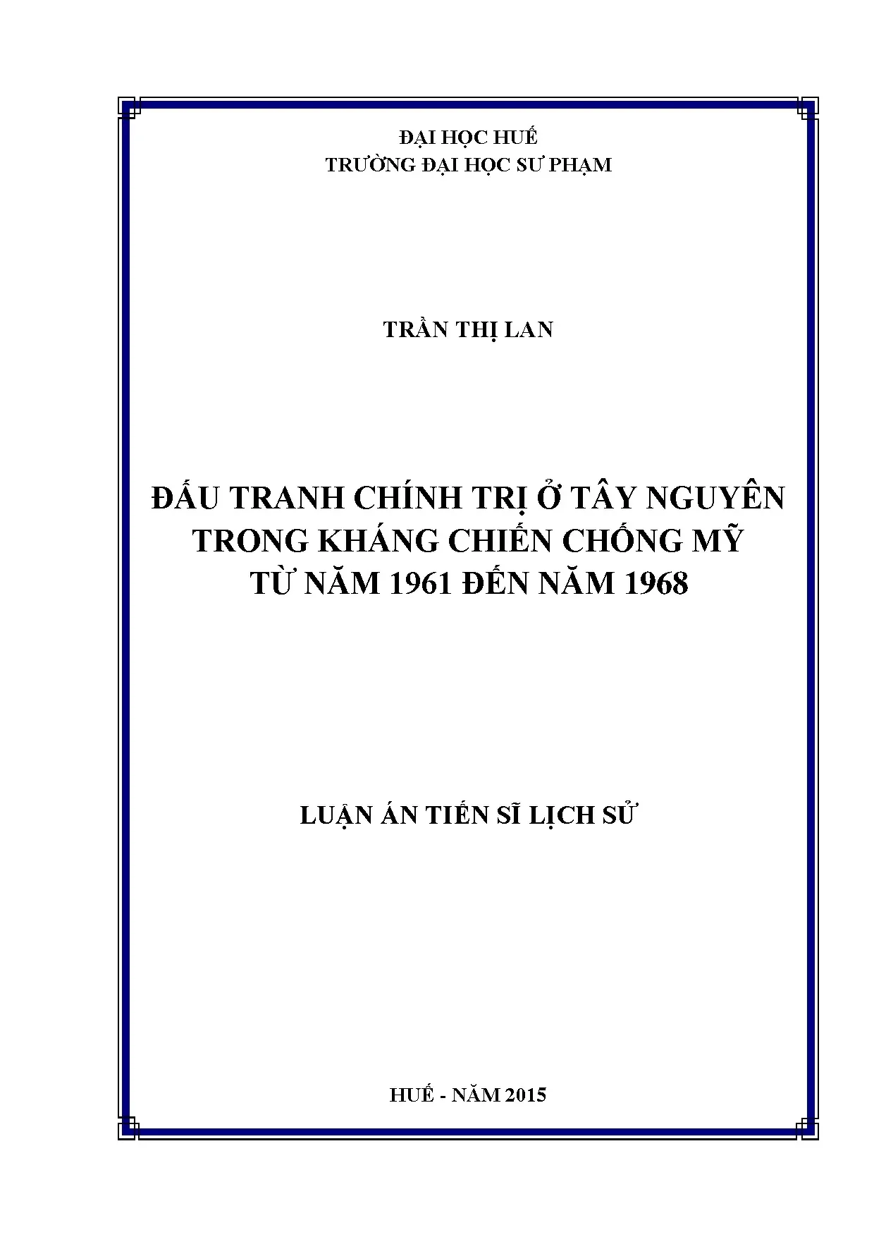 Đấu tranh chính trị Tây Nguyên chống Mỹ (1961-1968)