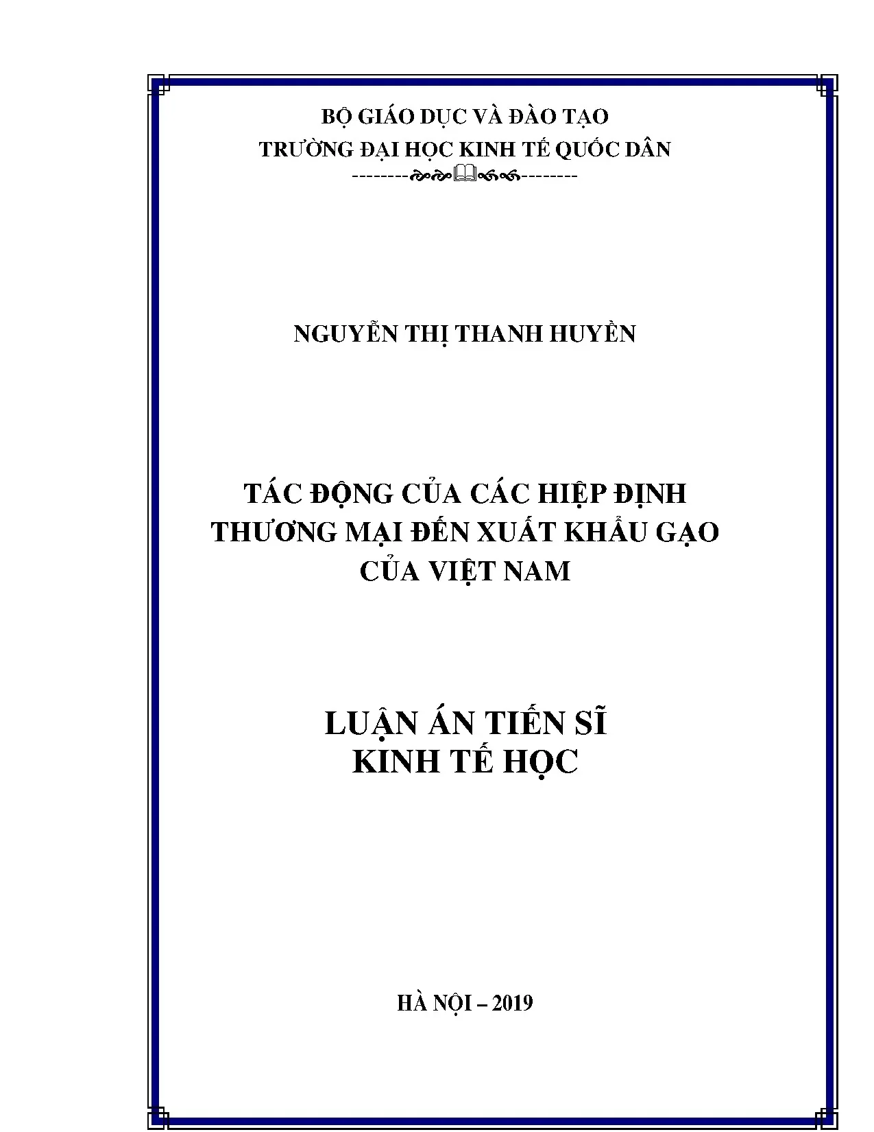 Tác động hiệp định thương mại đến xuất khẩu gạo Việt Nam