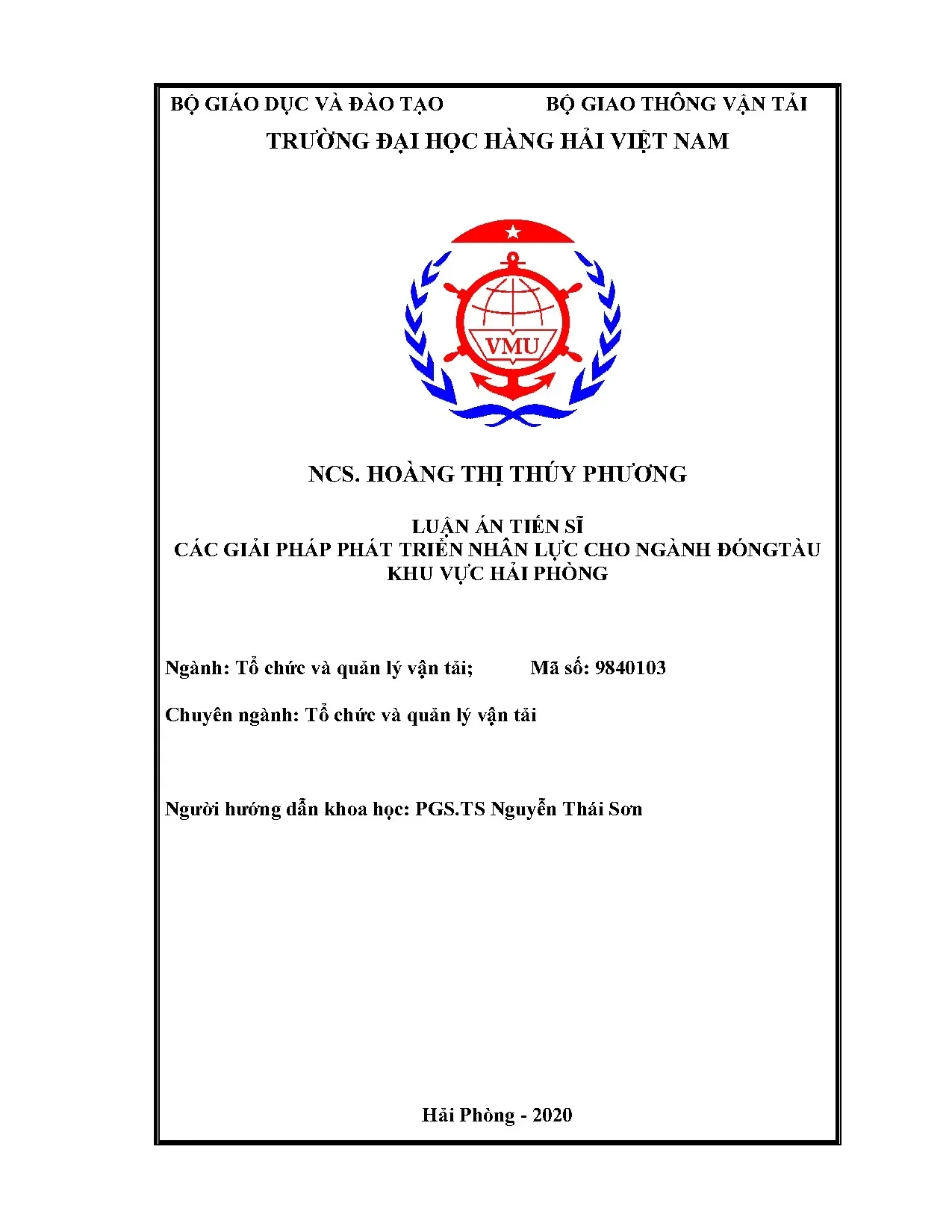 Giải pháp phát triển nhân lực ngành đóng tàu Hải Phòng