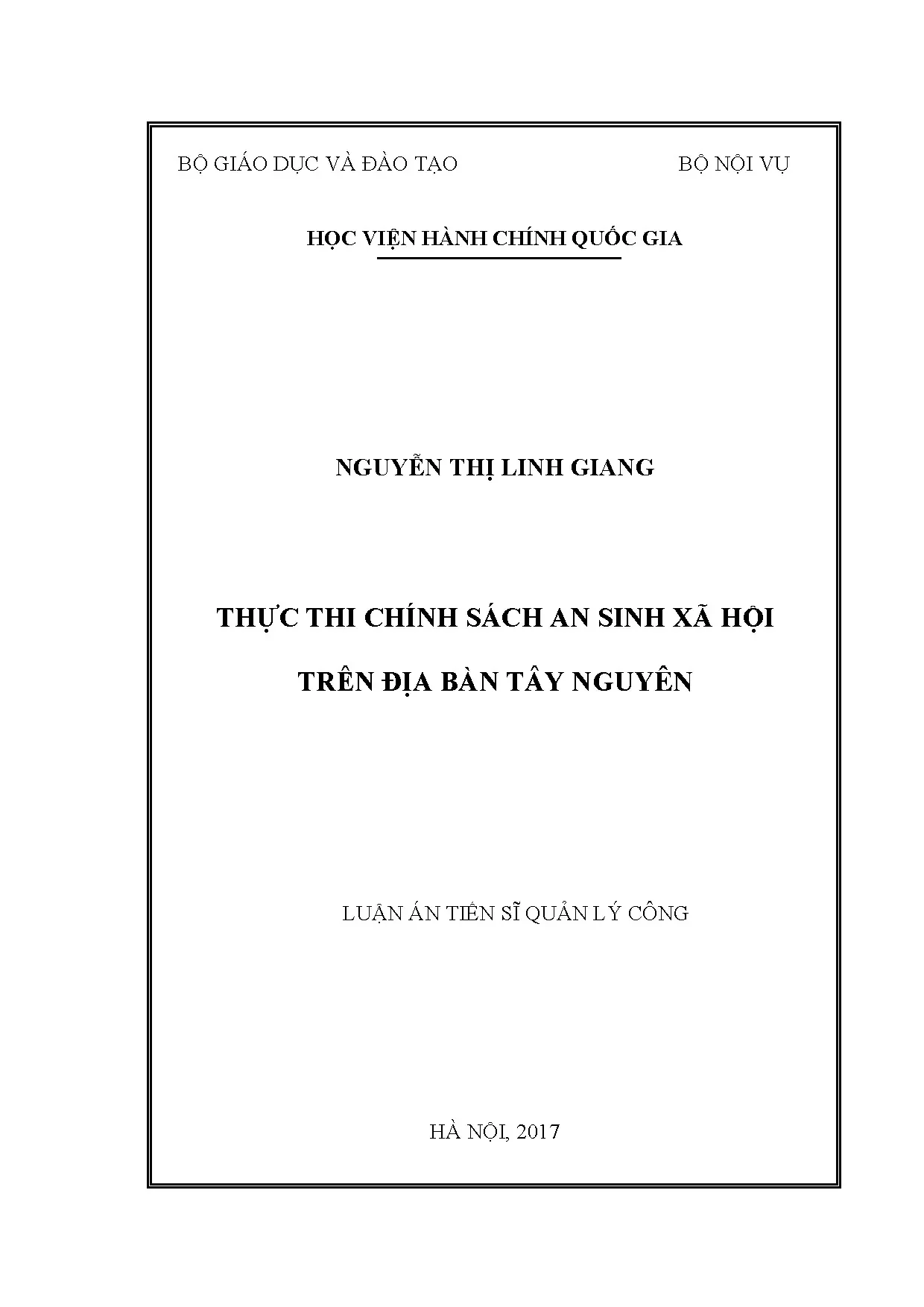 Thực thi chính sách an sinh xã hội ở Tây Nguyên
