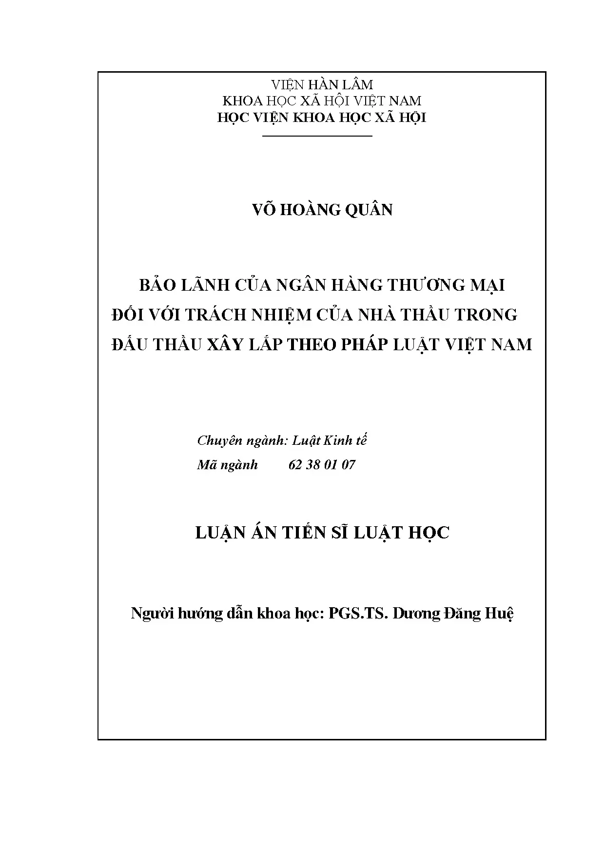 Bảo lãnh ngân hàng trong đấu thầu xây lắp Việt Nam