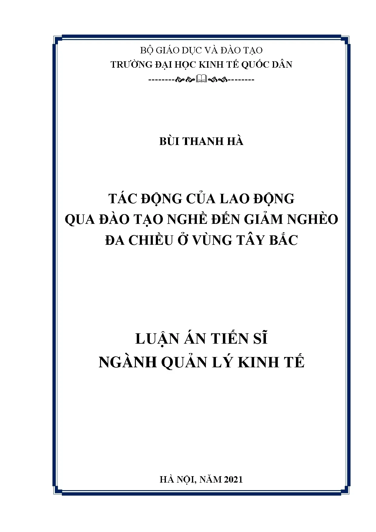 Lao động qua đào tạo nghề giảm nghèo đa chiều Tây Bắc