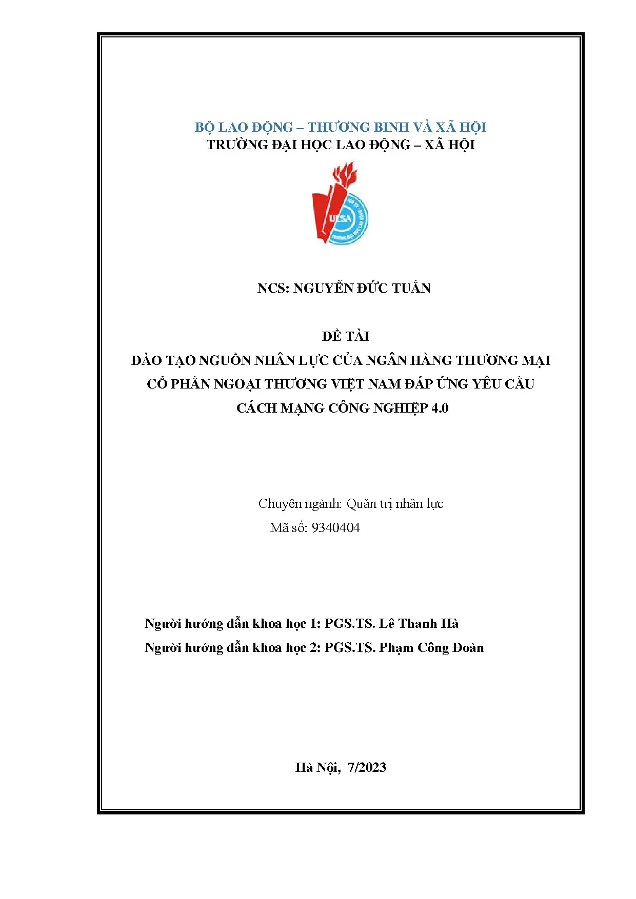 Đào tạo nguồn nhân lực ngân hàng đáp ứng CMCN 4.0