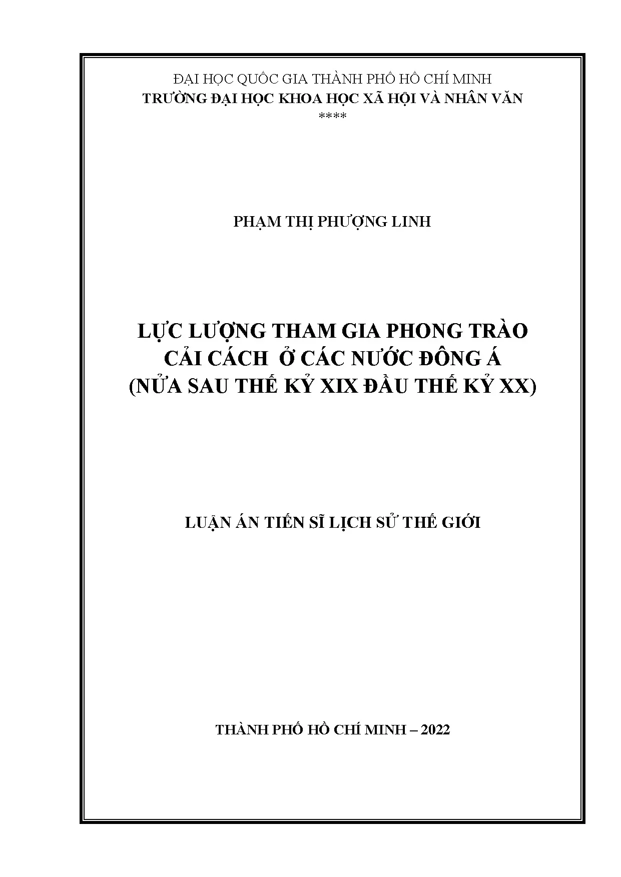 Lực lượng tham gia cải cách ở Nhật Bản và Trung Quốc 19-20