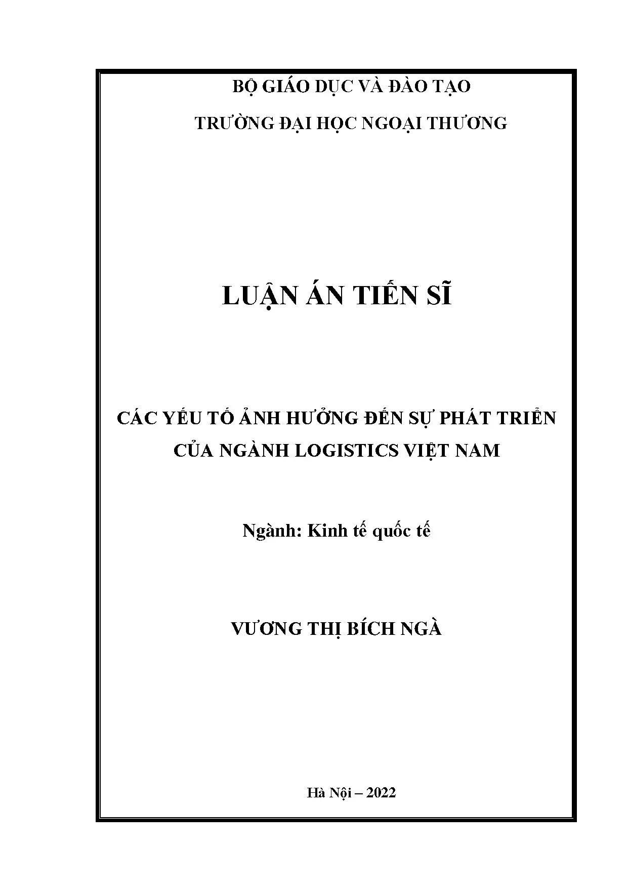 Các yếu tố ảnh hưởng đến ngành logistics Việt Nam