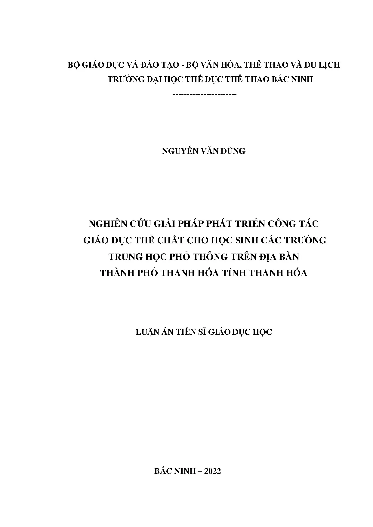 Luận án tiến sĩ nghiên cứu giải pháp phát triển công tác giá