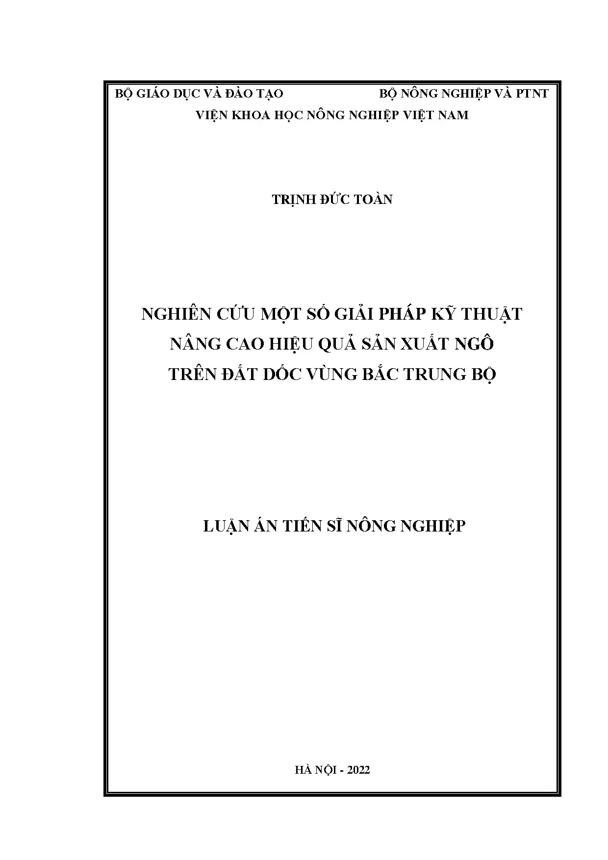 Luận án tiến sĩ nghiên cứu một số giải pháp kỹ thuật nâng ca