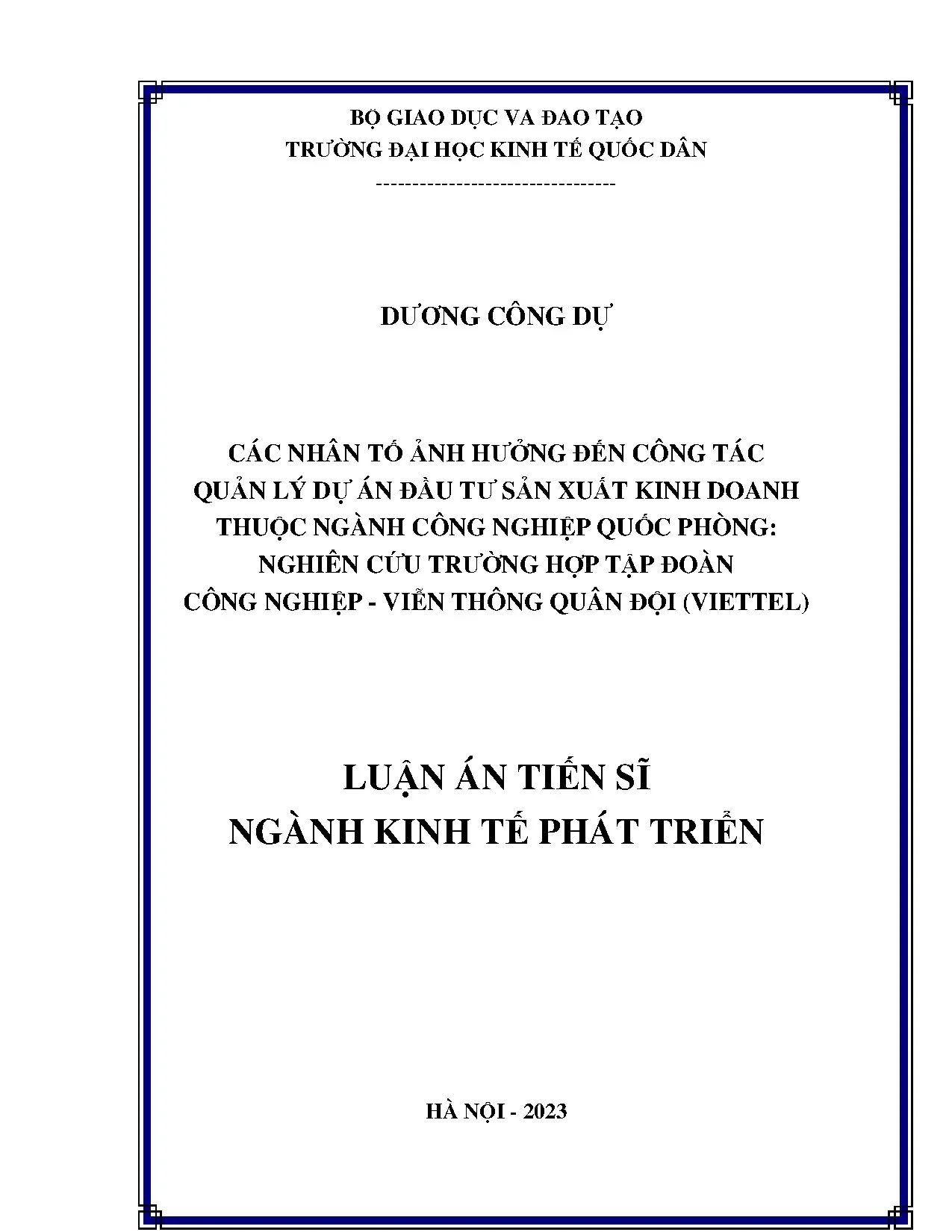 Các nhân tố ảnh hưởng đến quản lý dự án đầu tư sản xuất kinh doanh