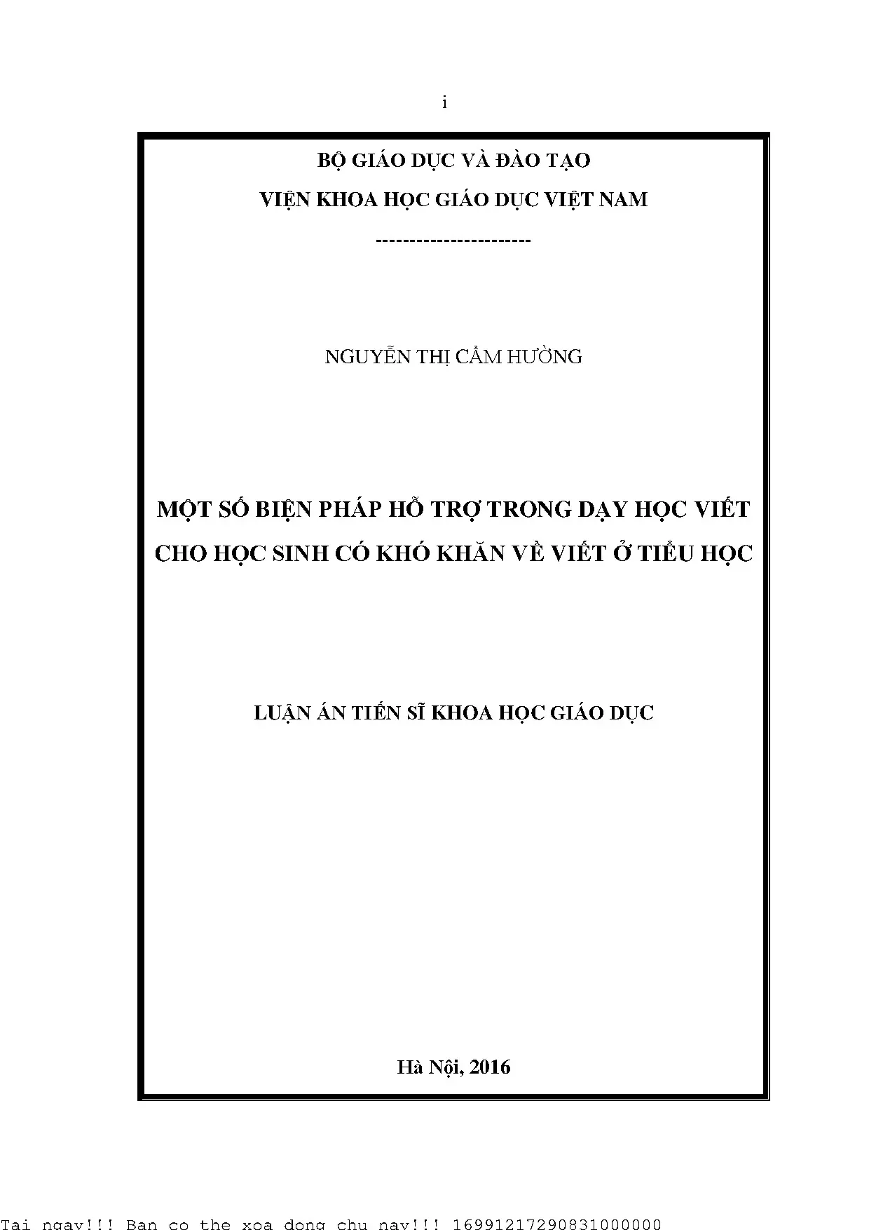 Biện pháp hỗ trợ trong dạy học viết cho học sinh khó khăn