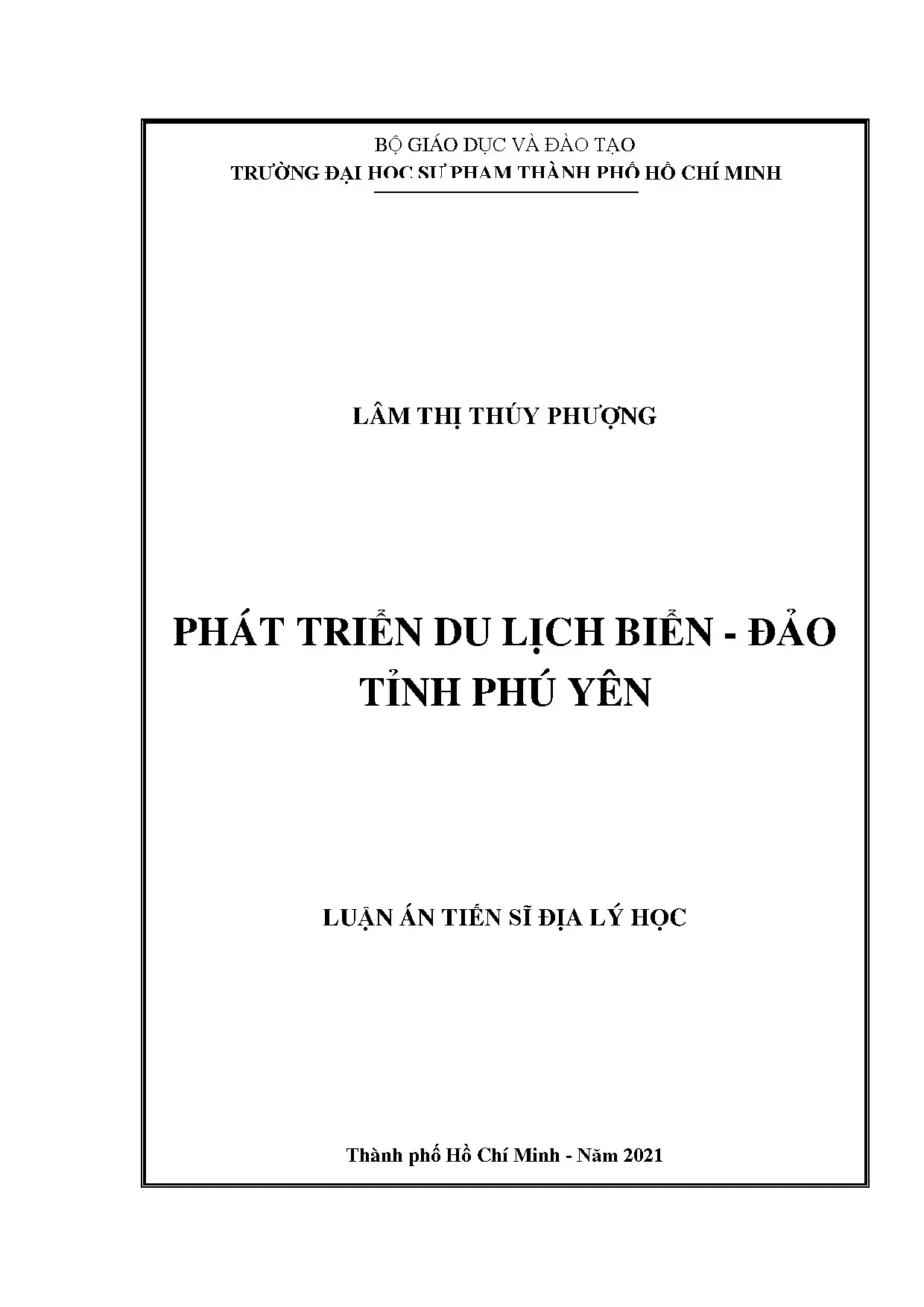 Phát triển du lịch biển đảo Phú Yên