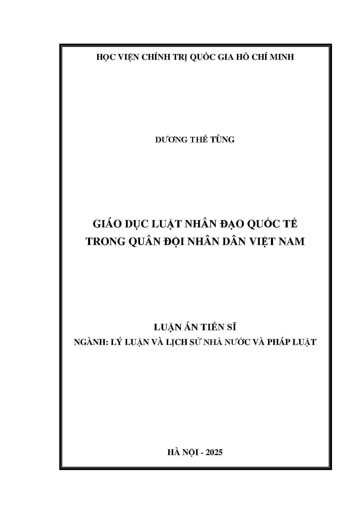 Giáo dục Luật nhân đạo quốc tế trong quân đội Việt Nam