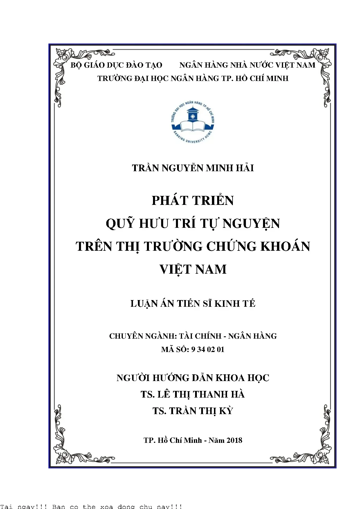 Phát triển quỹ hưu trí tự nguyện trên thị trường chứng khoán Việt Nam