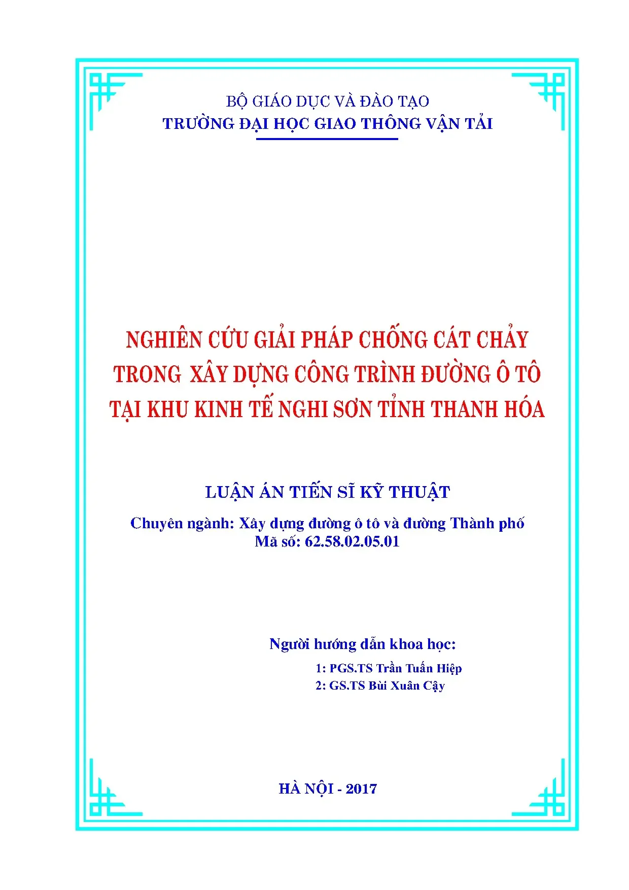 Chống cát chảy trong xây dựng công trình đường ô tô tại Nghi Sơn, Thanh Hóa