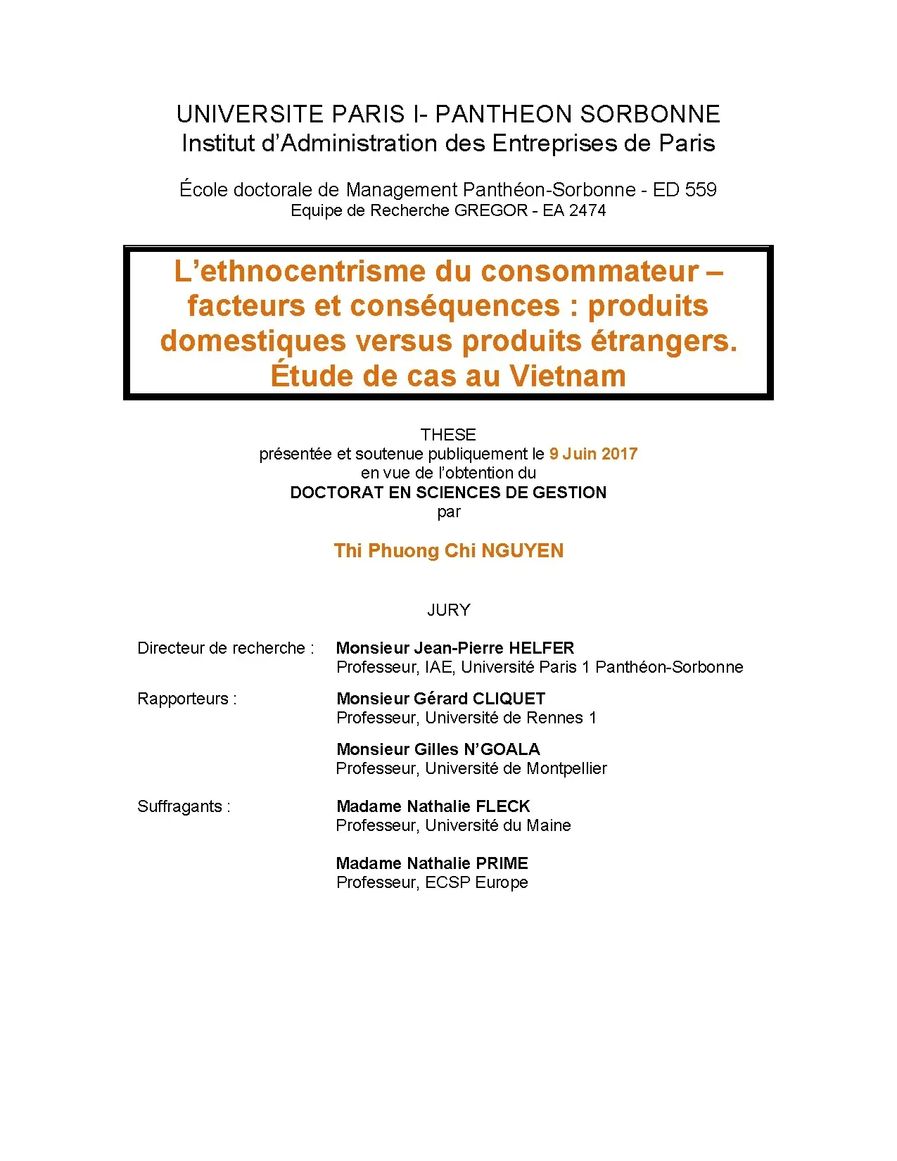 Lethnocentrisme du consommateur facteurs et conséquences pro