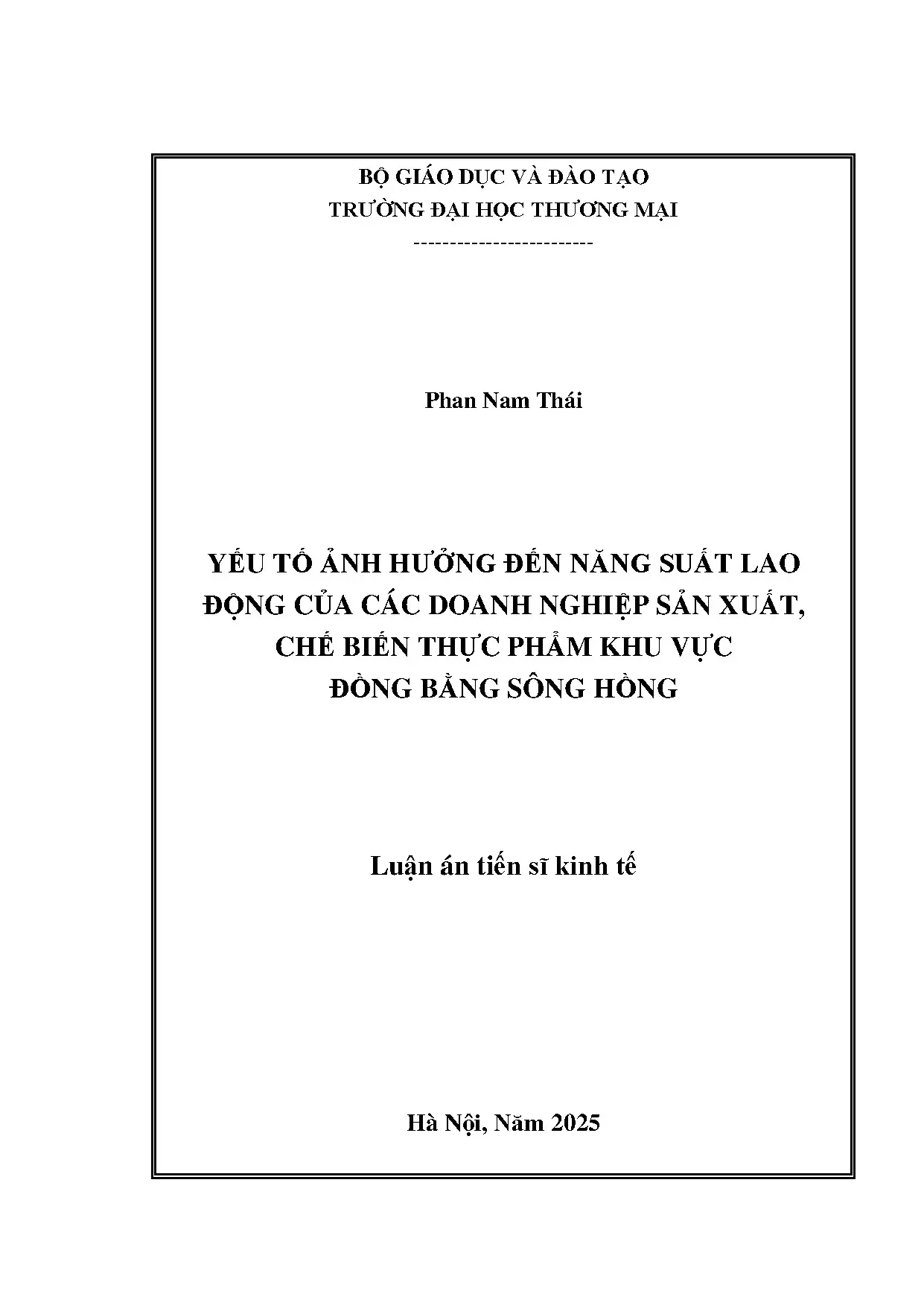 Yếu tố ảnh hưởng đến năng suất lao động doanh nghiệp sản xuất