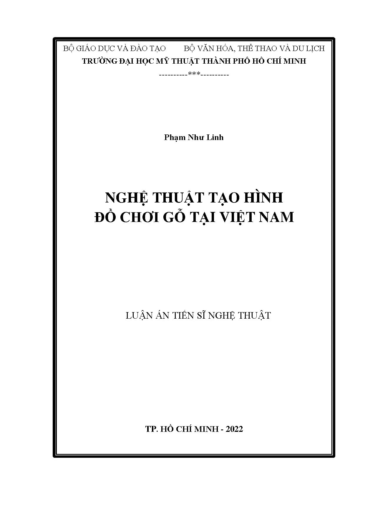 Nghệ thuật tạo hình đồ chơi gỗ Việt Nam: Giá trị và định hướng phát triển