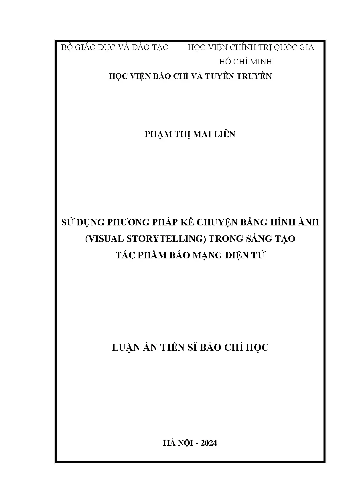 Visual Storytelling trong Báo Mạng Điện Tử