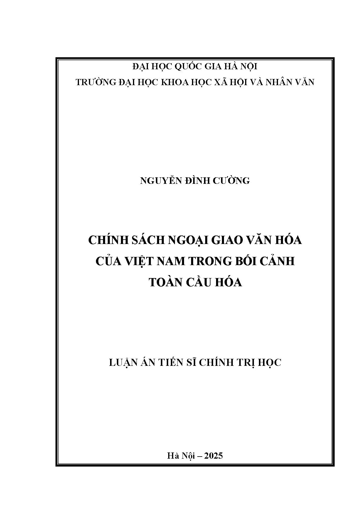 Chính sách ngoại giao văn hóa của Việt Nam