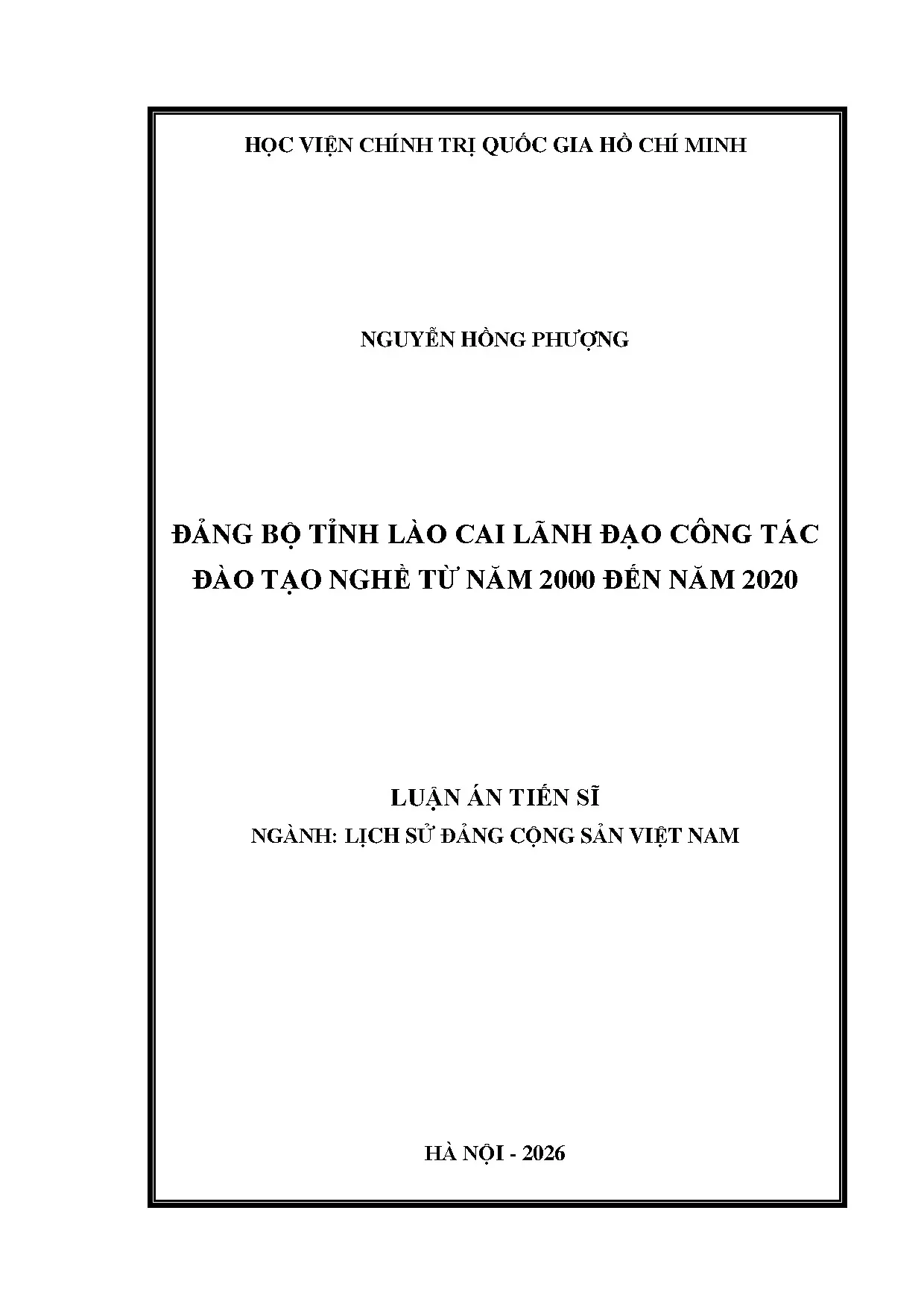Đảng bộ Lào Cai lãnh đạo đào tạo nghề 2000-2020