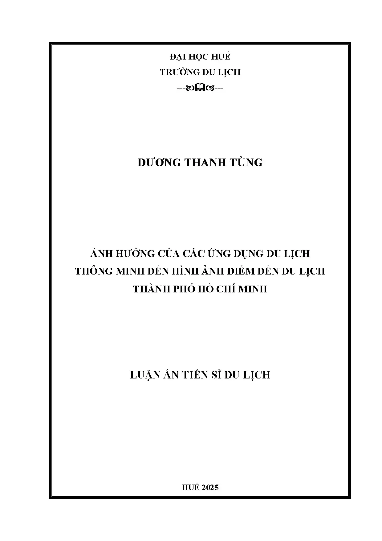 Du lịch thông minh TP.HCM: Ảnh hưởng đến hình ảnh điểm đến