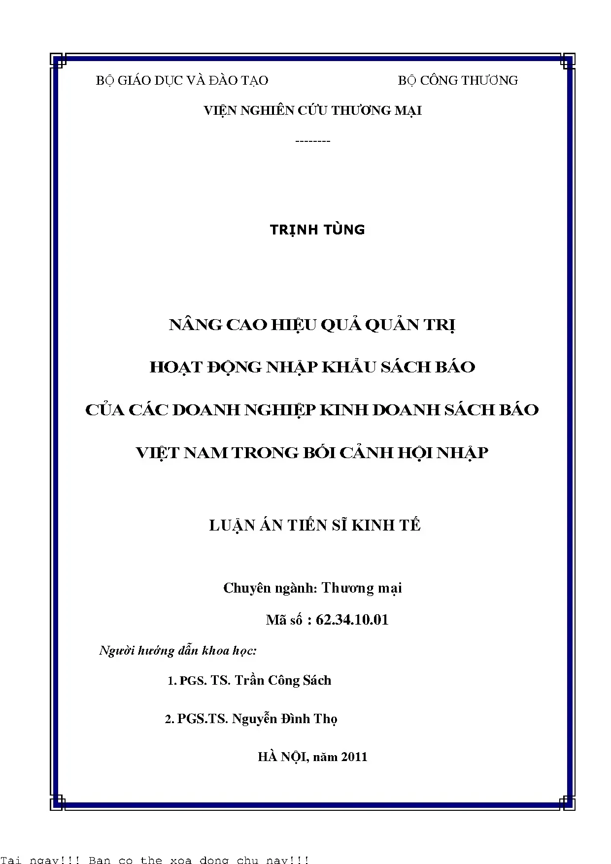Nâng cao hiệu quả quản trị nhập khẩu sách báo trong bối cảnh hội nhập