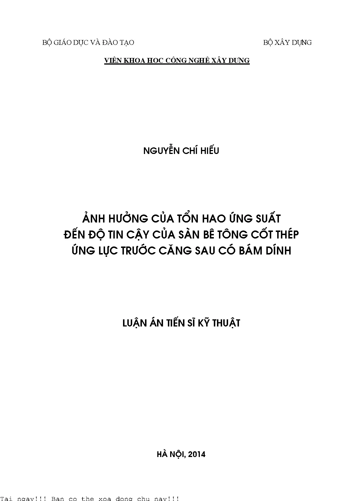 Ảnh hưởng của tổn hao ứng suất đến độ tin cậy của sàn bê tôn