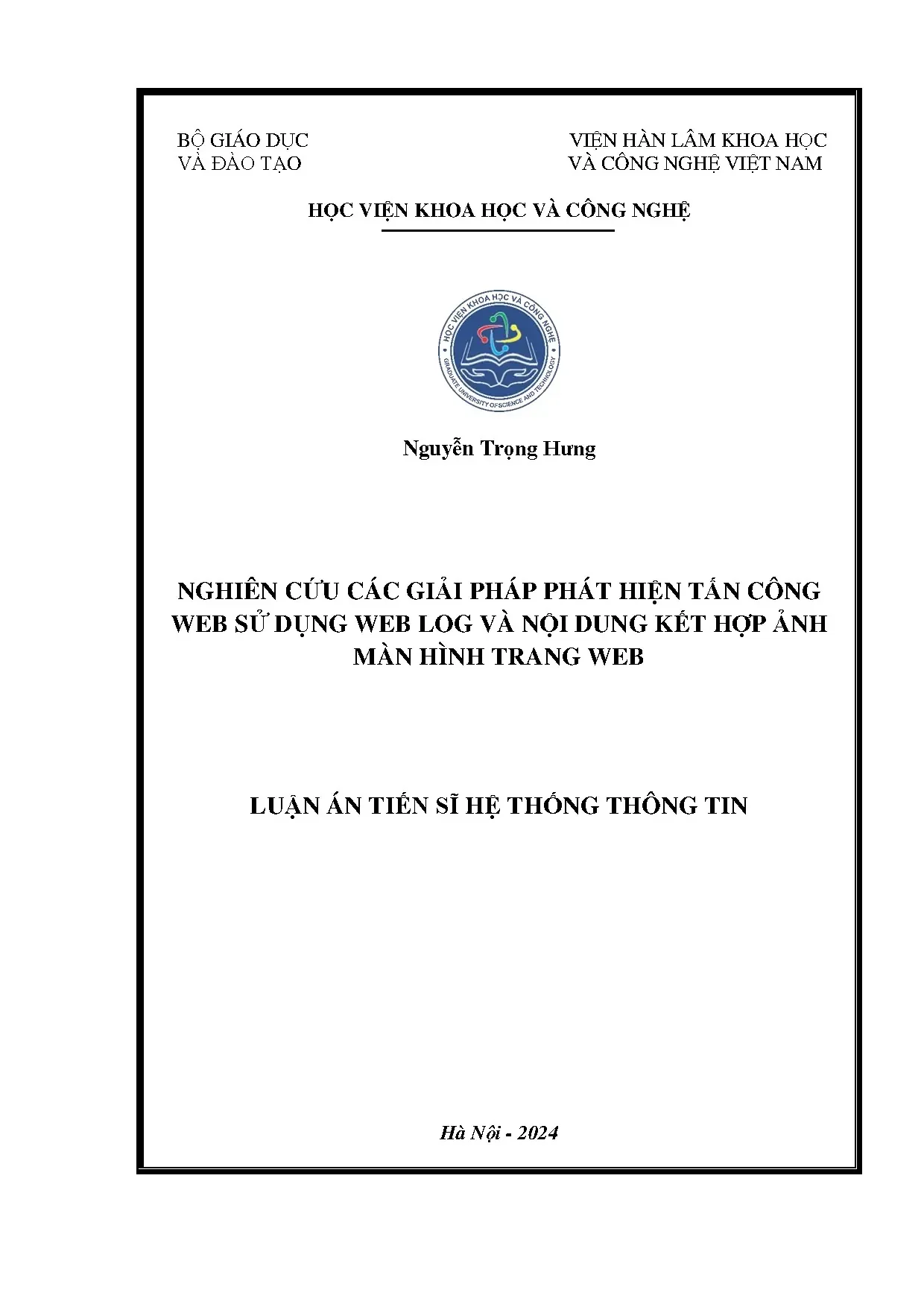 Phát hiện tấn công web: Giải pháp dùng web log và ảnh màn hình