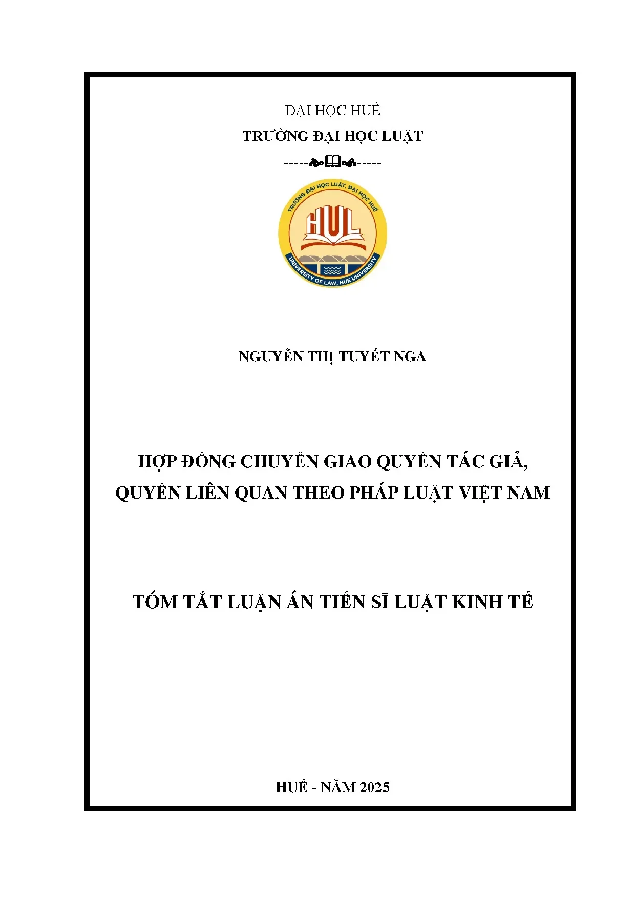 Hợp đồng chuyển giao quyền tác giả, quyền liên quan tại Việt Nam