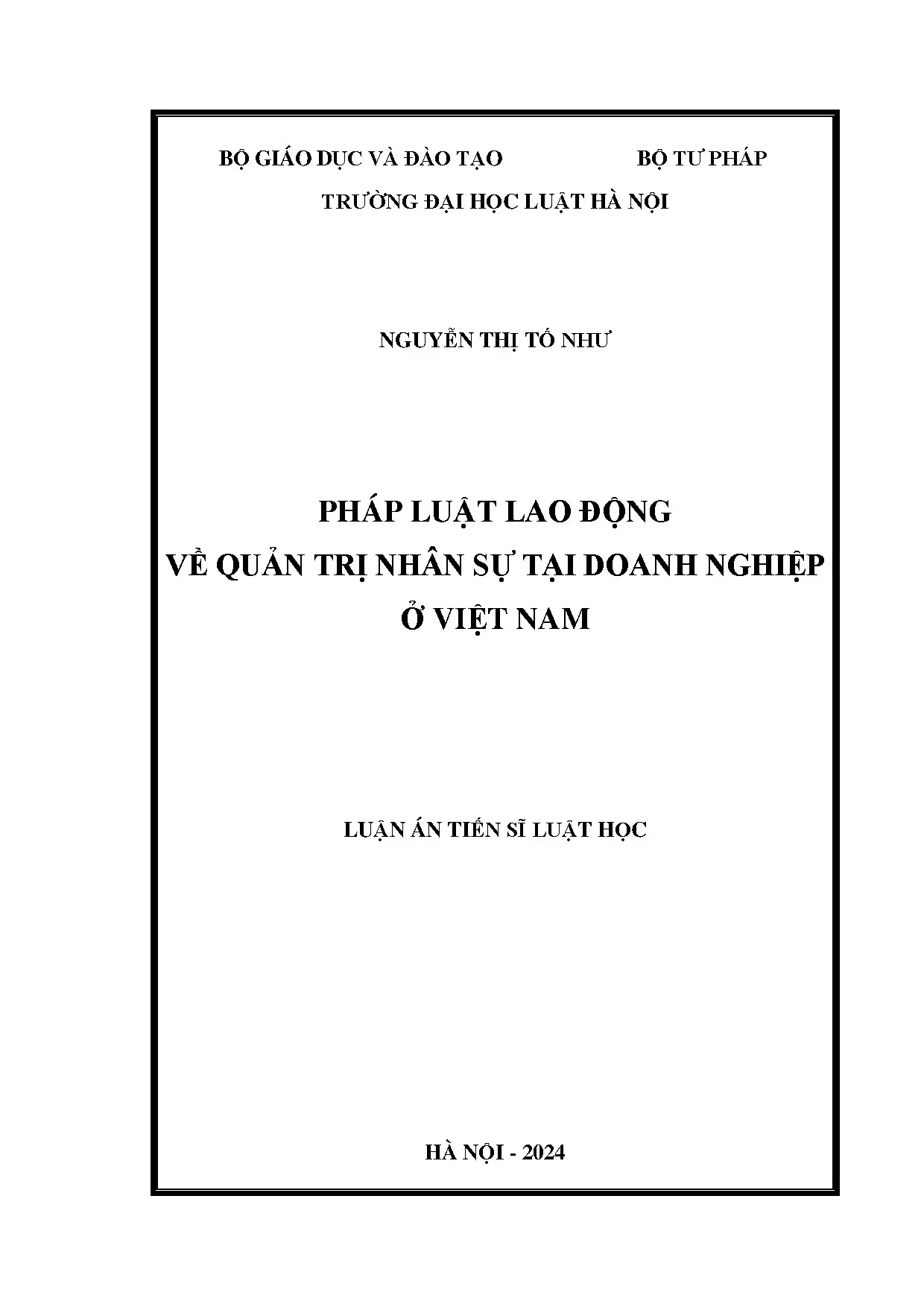 Pháp luật lao động về quản trị nhân sự tại doanh nghiệp Việt Nam