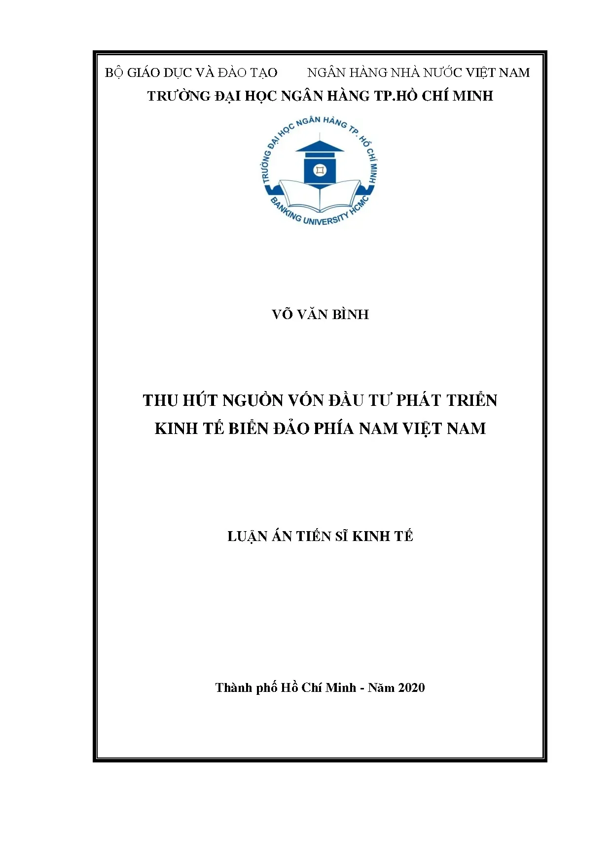 Thu hút nguồn vốn đầu tư kinh tế biển đảo phía Nam Việt Nam