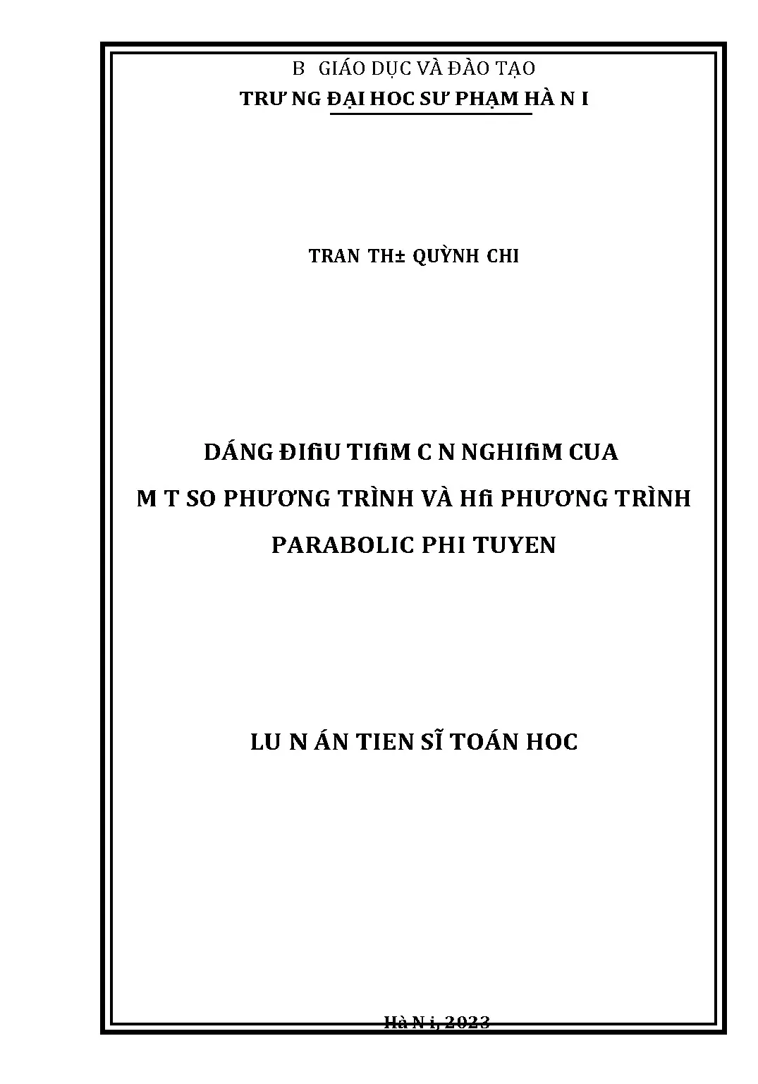 Dáng điệu tiệm cận nghiệm củamột số phương trình và hệ phươn