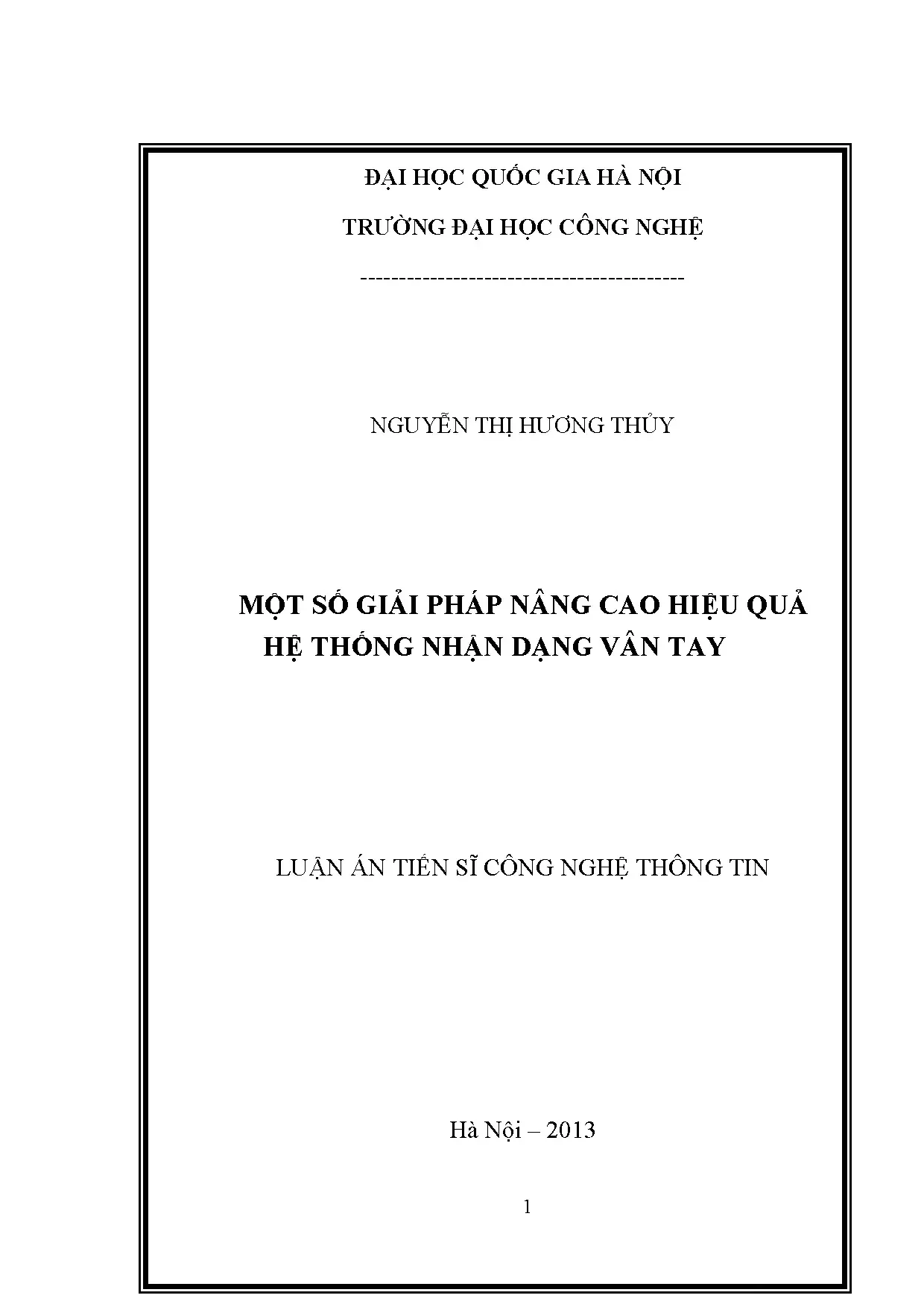Luận văn thạc sĩ một số giải pháp nâng cao hiệu quả hệ thống