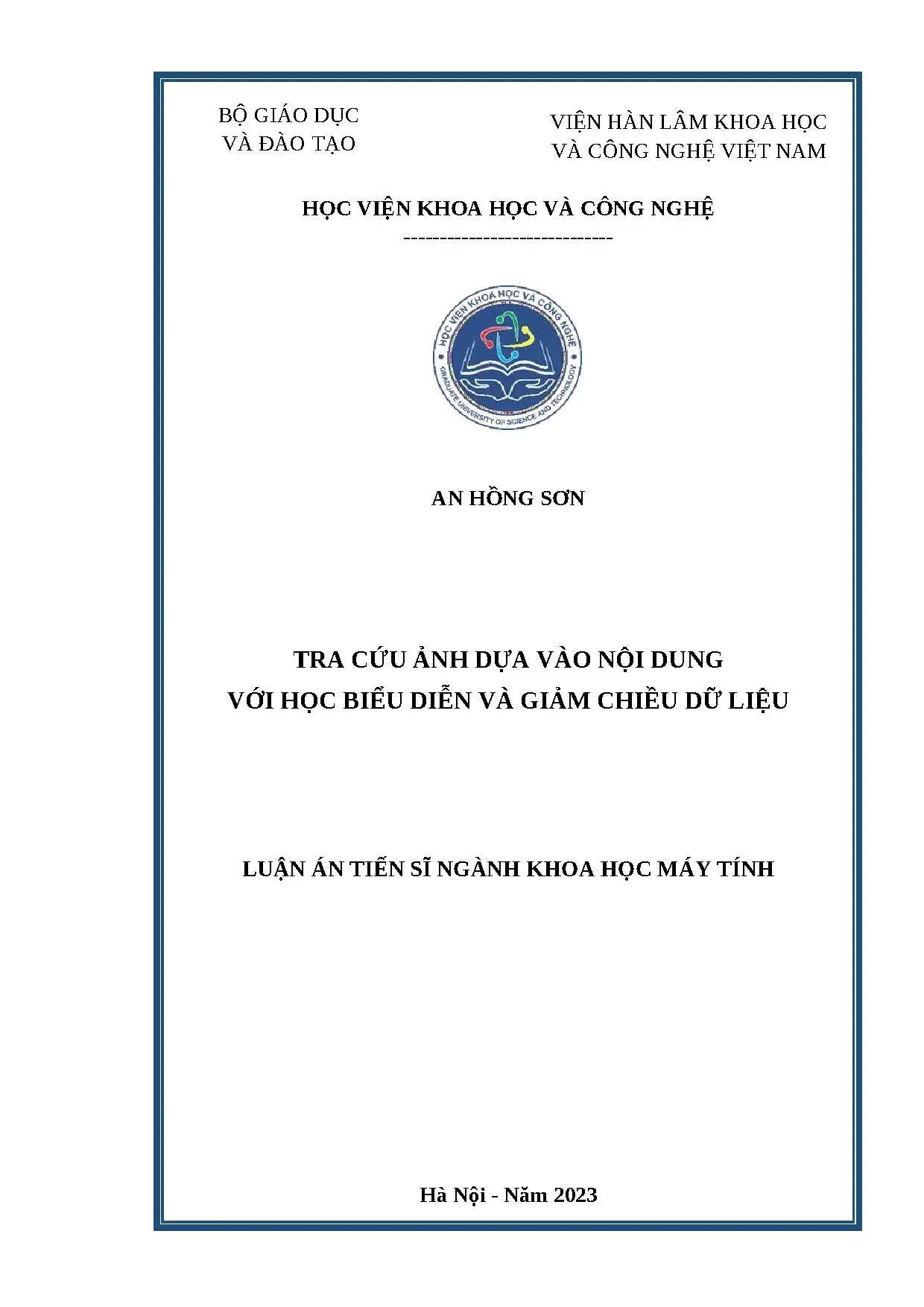 Tra cứu ảnh dựa nội dung: Học biểu diễn giảm chiều dữ liệu